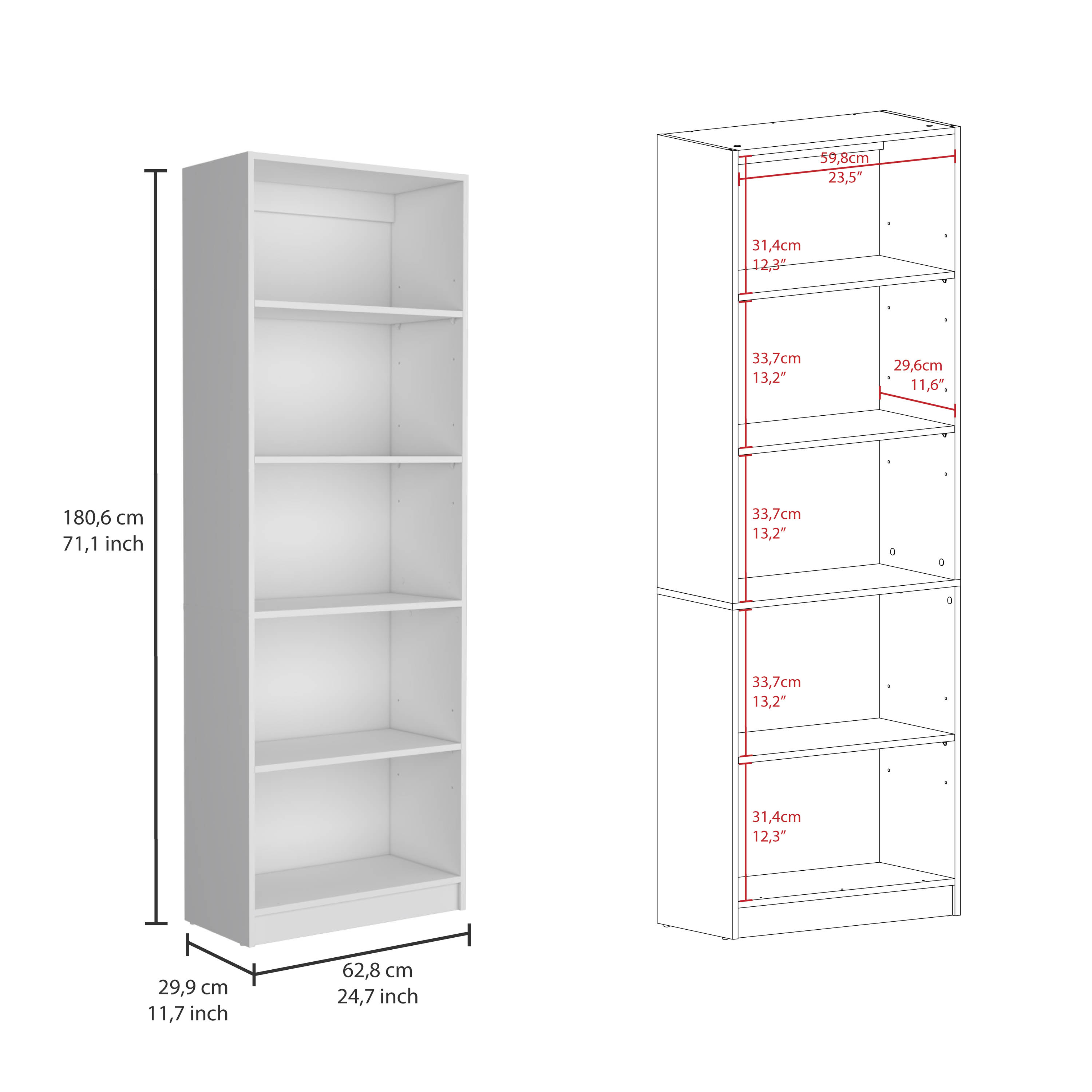 Lainor 3 Piece Home Bookcase set, 74" Wide with 13 Shelves ,  Living Room Set Set  White