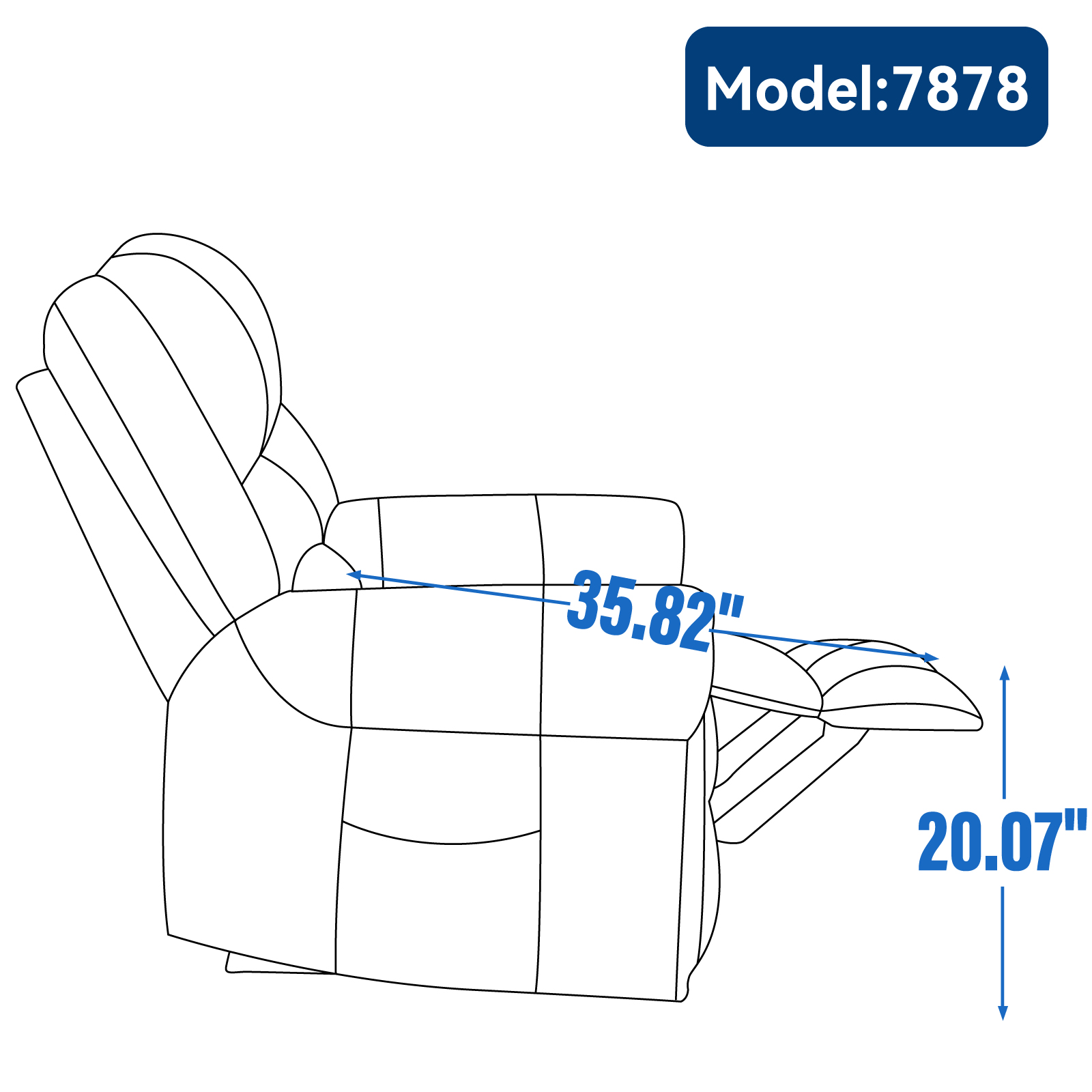 Power Lift Recliner Chair Heat Massage Dual Motor Infinite Position Up to 350 LBS, Faux Leather, Heavy Duty Motion Mechanism with USB Ports, Brown