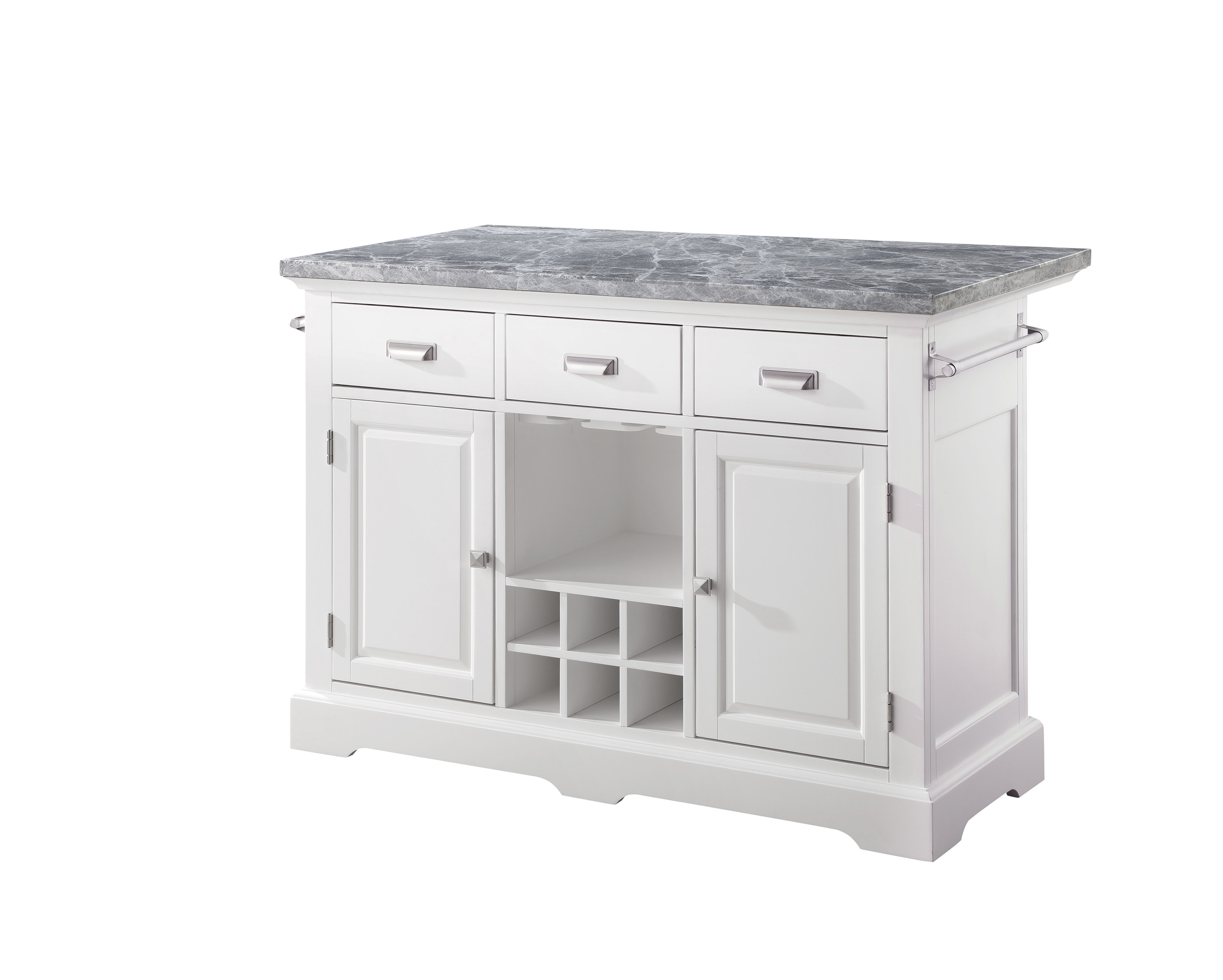 Zermatt - Kitchen Island - White