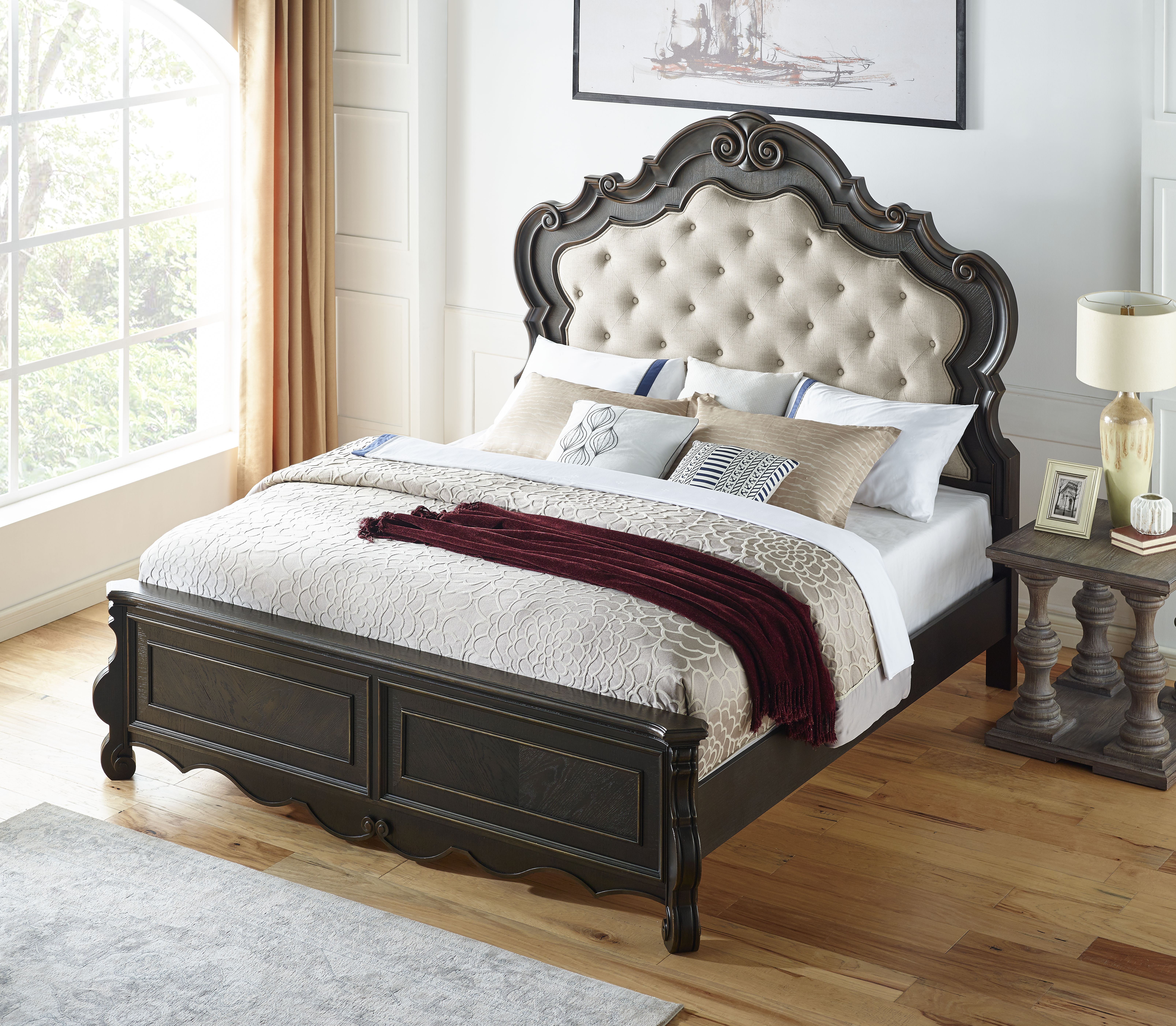 Rhapsody - King Bed - Dark Brown