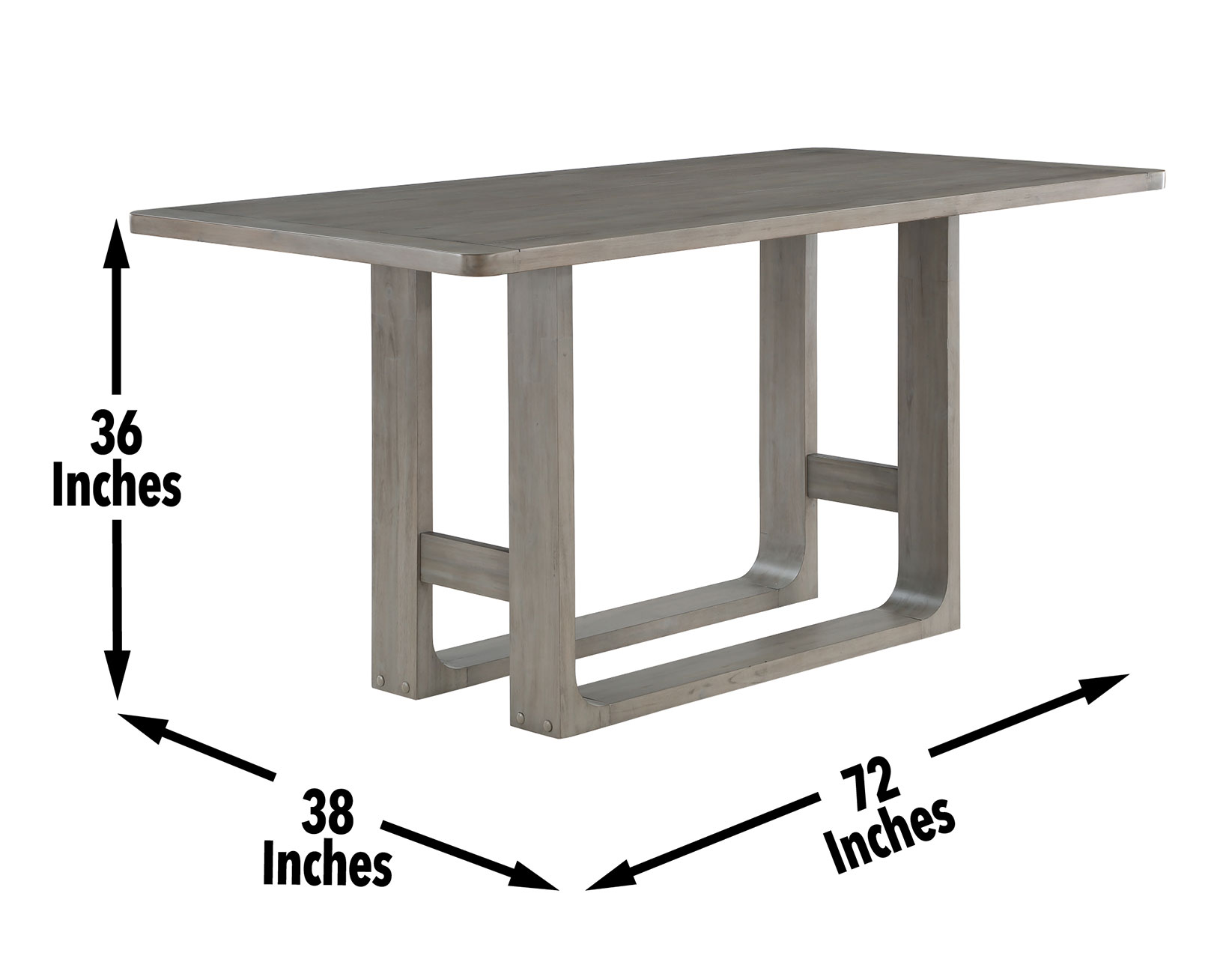 Toscana - 5 Piece Dining Set - Dark Gray