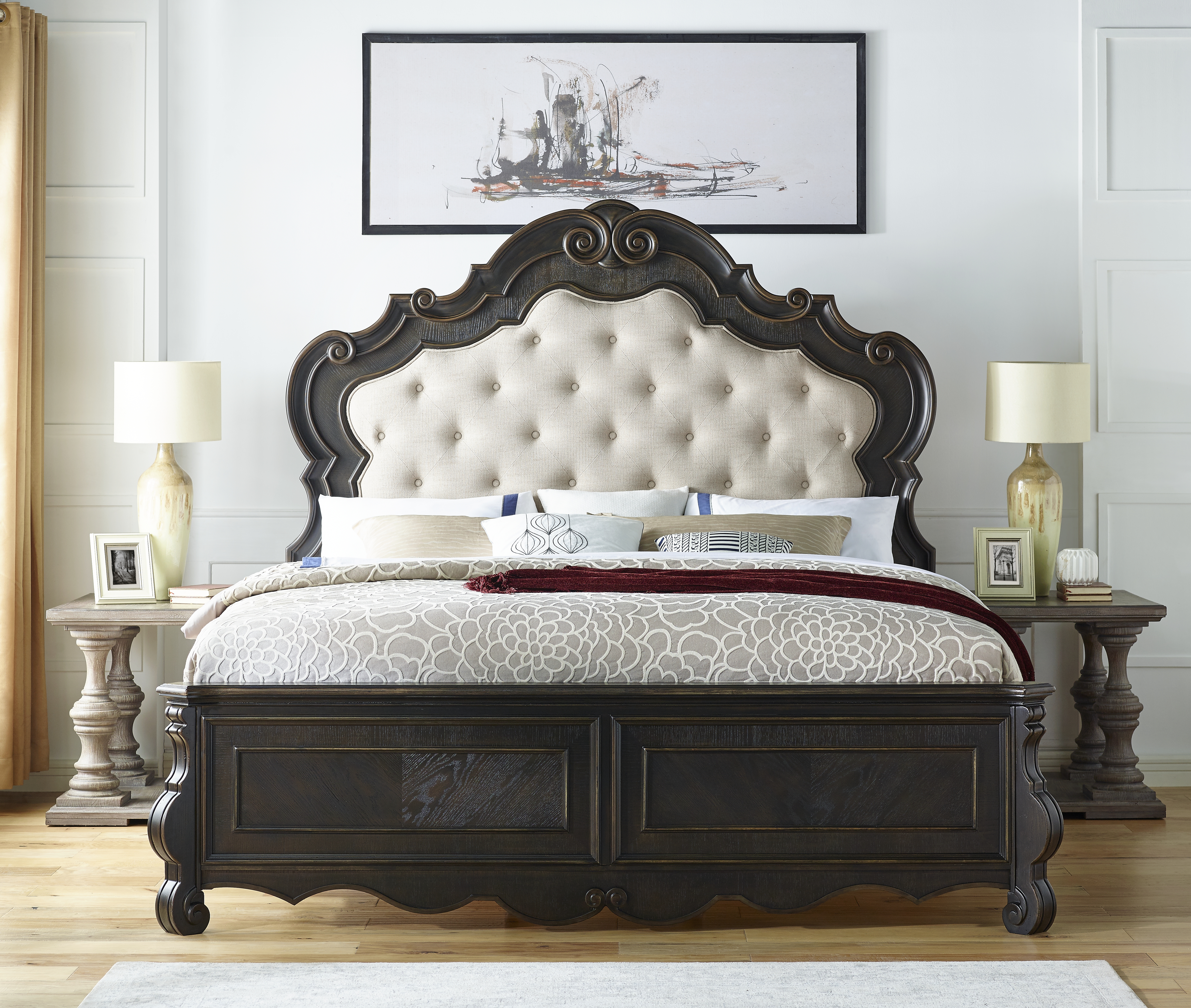 Rhapsody - King Bed - Dark Brown