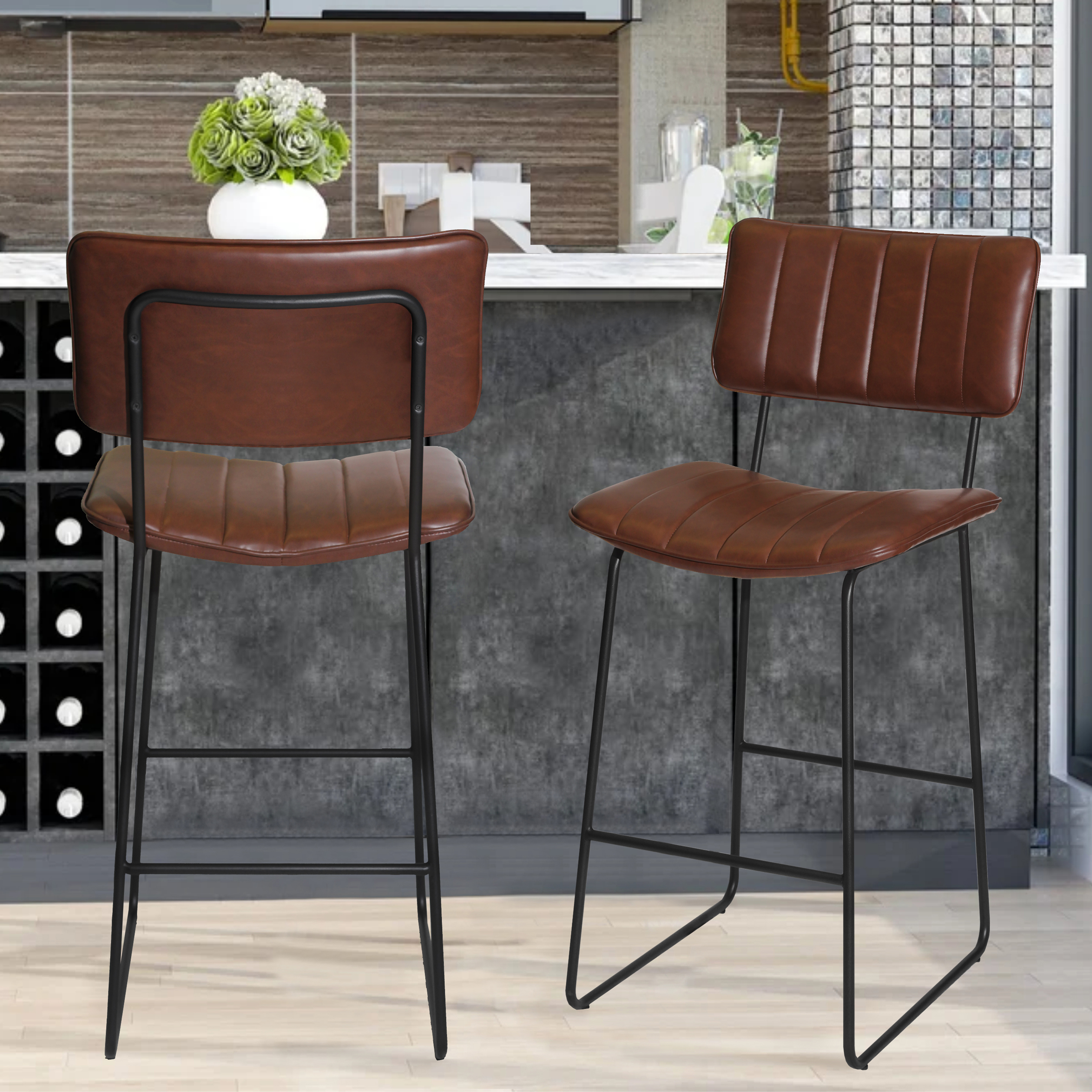 Tribeca - Barstool - Dark Brown