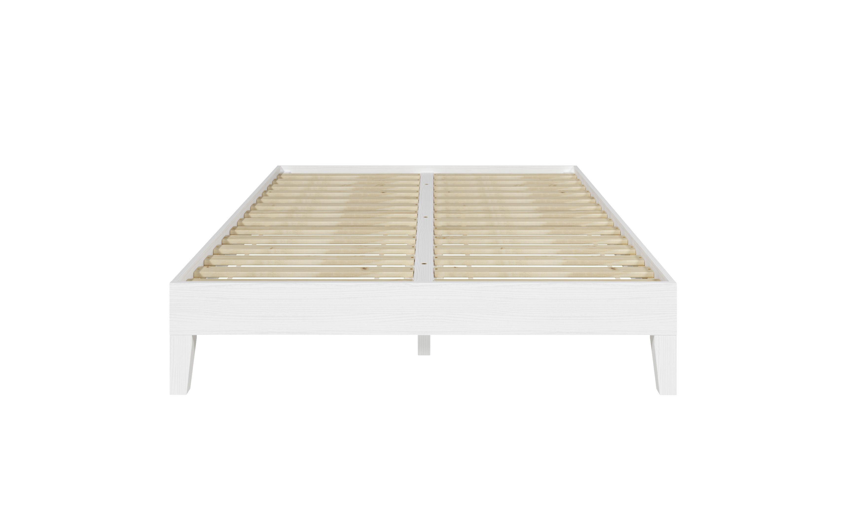 Nix - Full Platform Bed - White