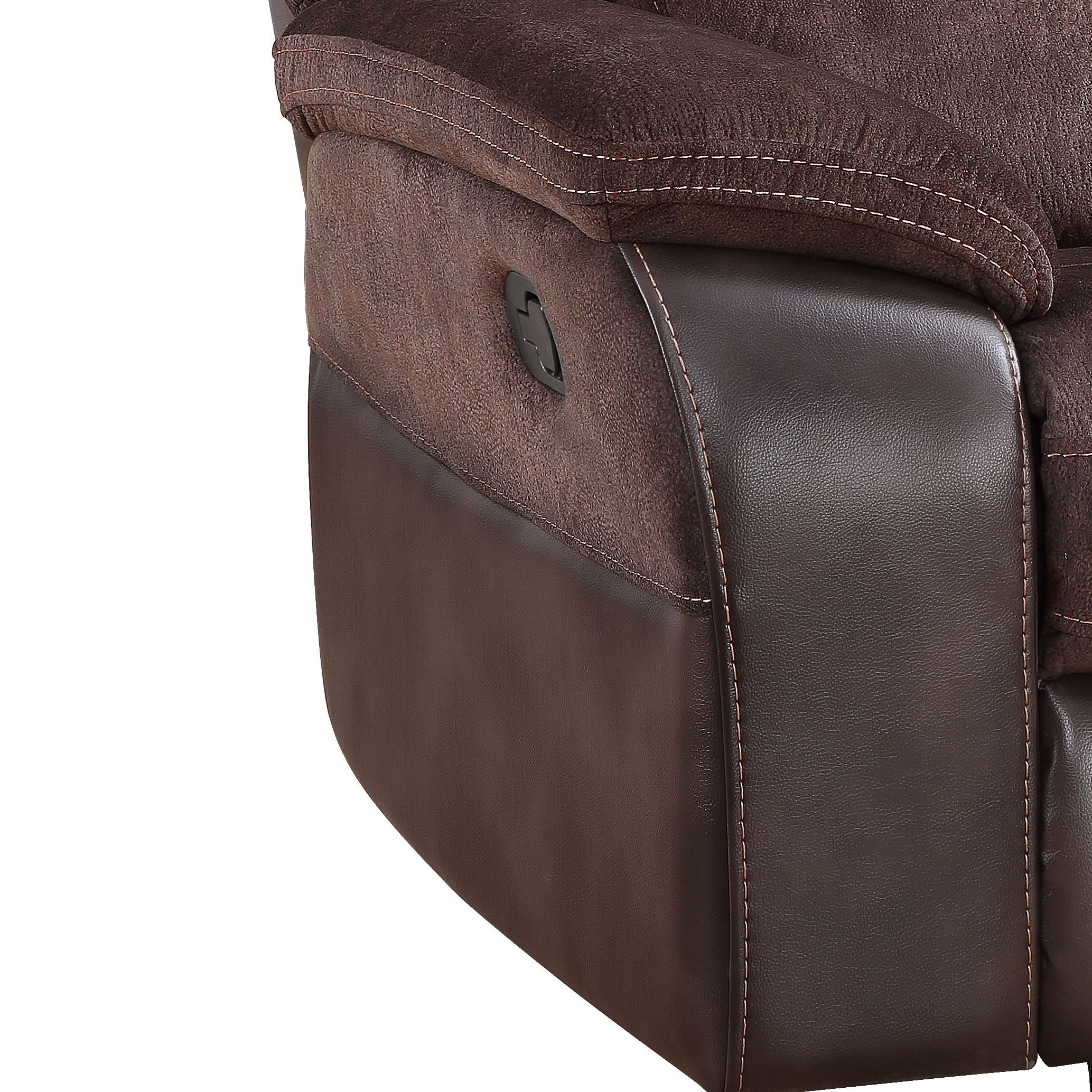 Pueblo - Manual Recliner Console - Dark Brown