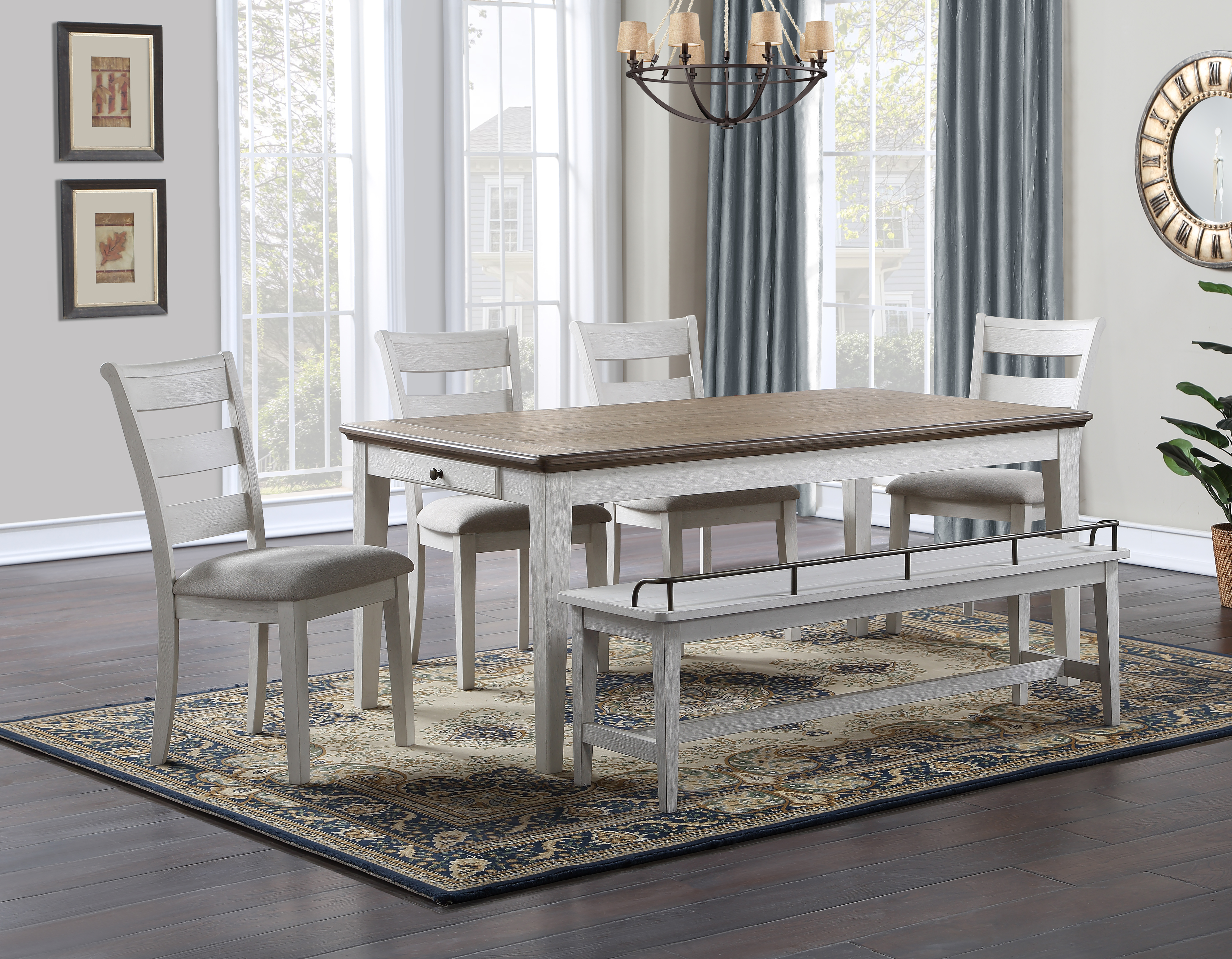 Pendleton - Dining Table - White