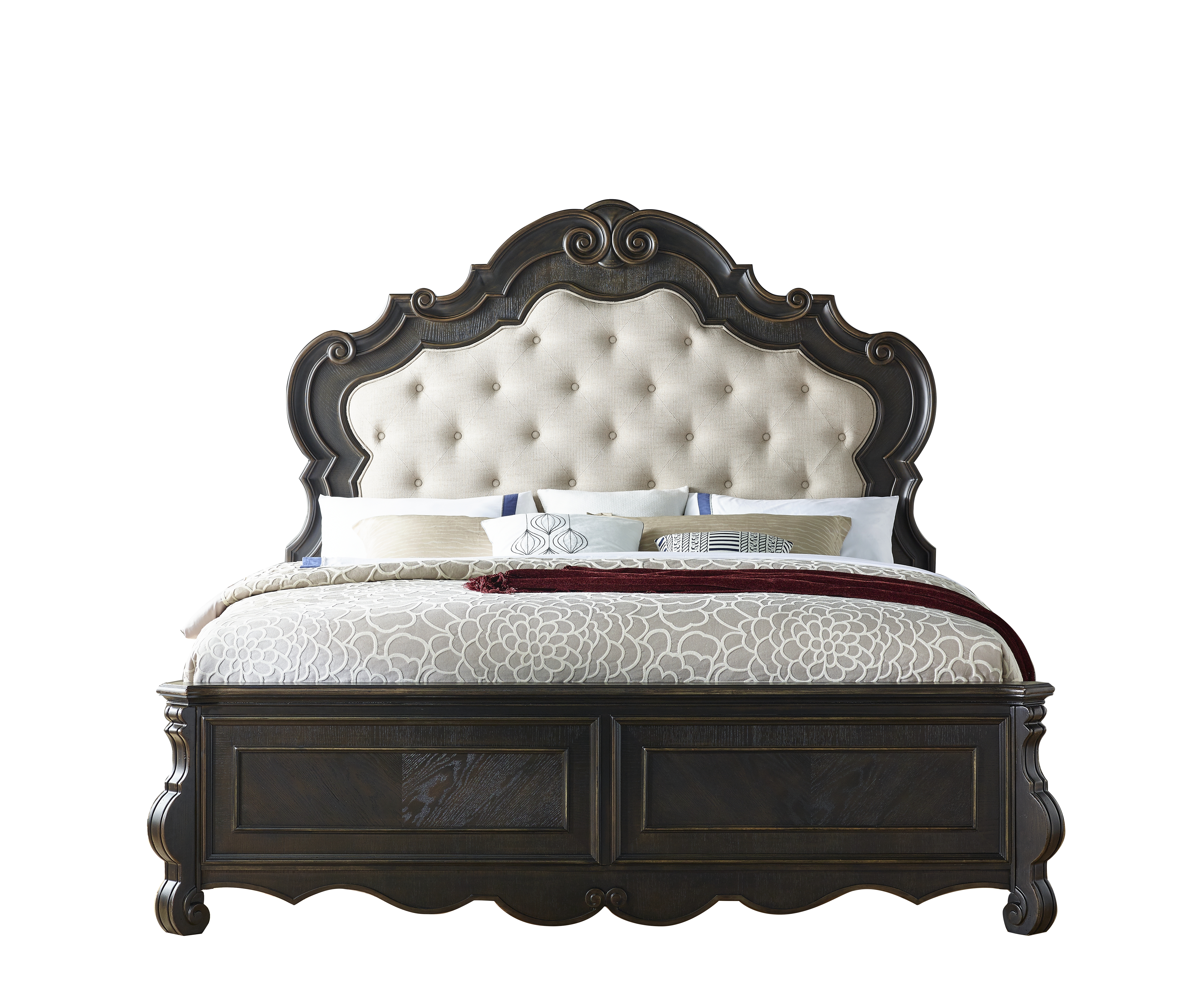 Rhapsody - King Bed - Dark Brown