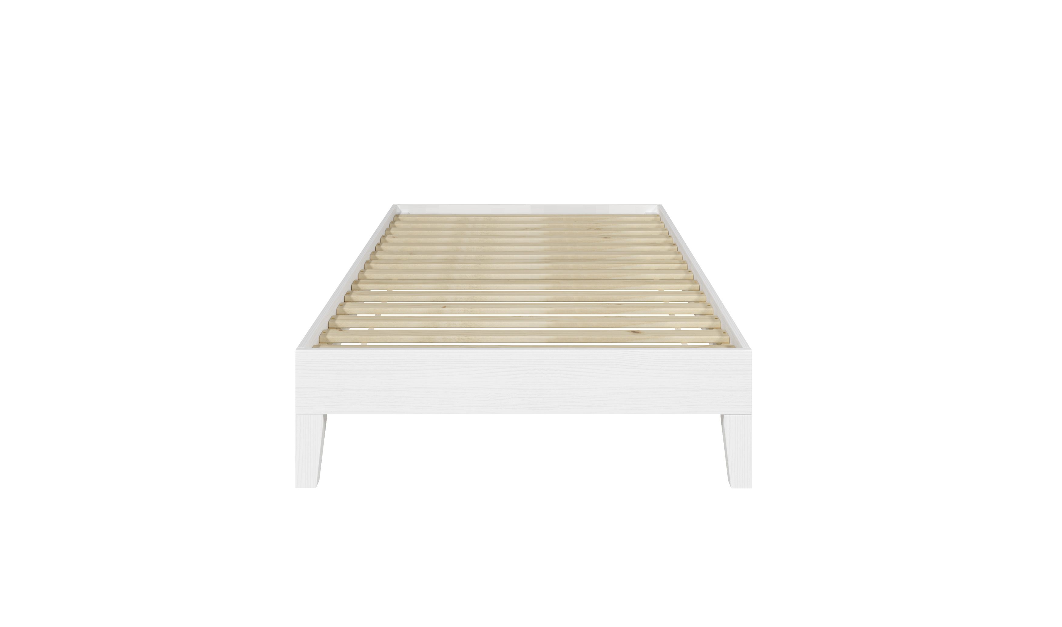 Nix - Twin Platform Bed - White