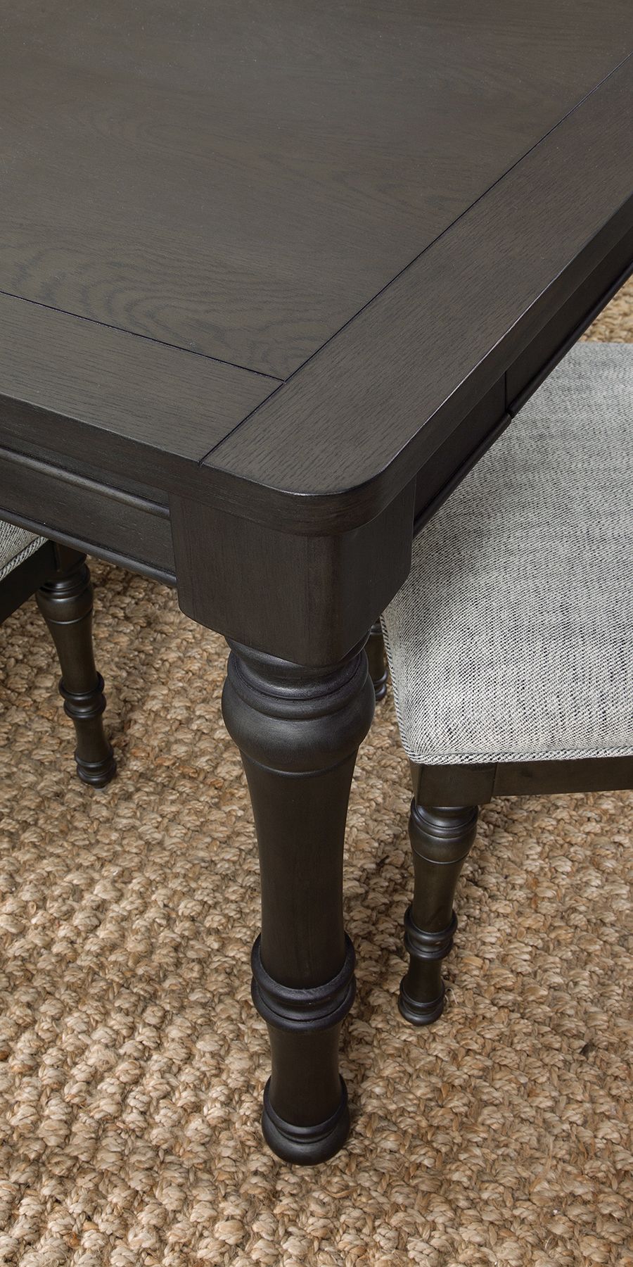 Linnett - Dining Table - Dark Brown