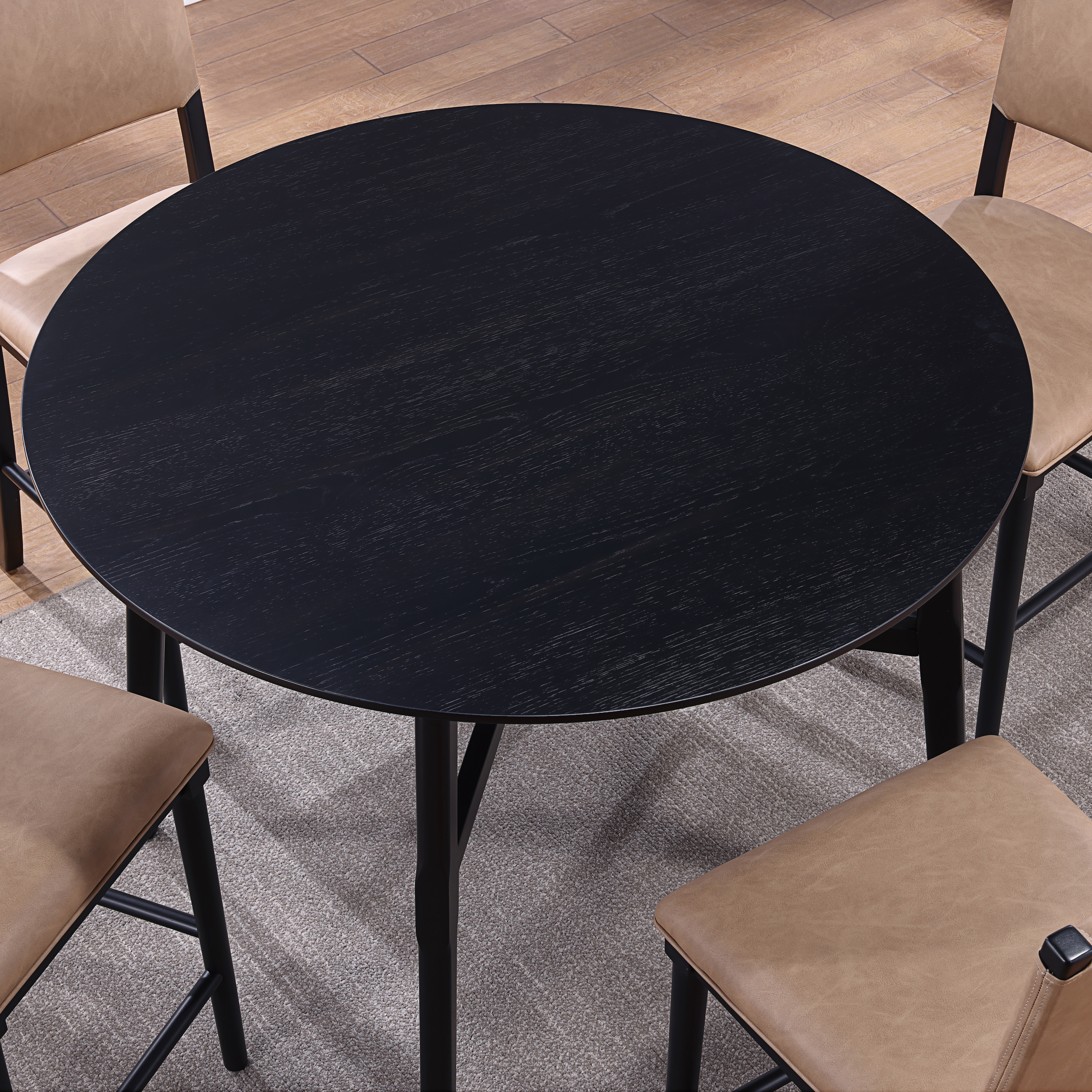 Oslo - Round Counter Table - Black