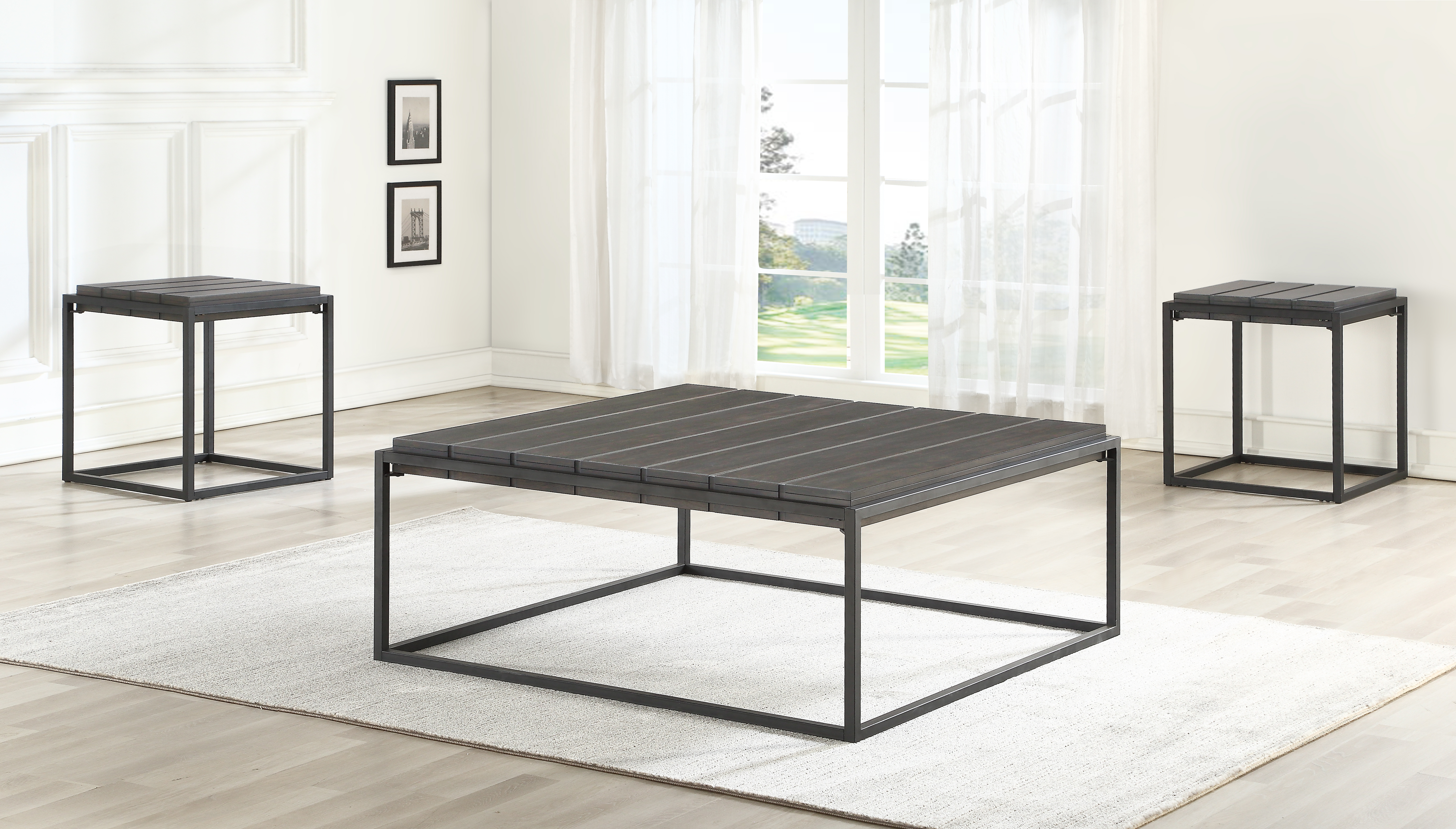 Tekoa - Coffee Table - Dark Brown