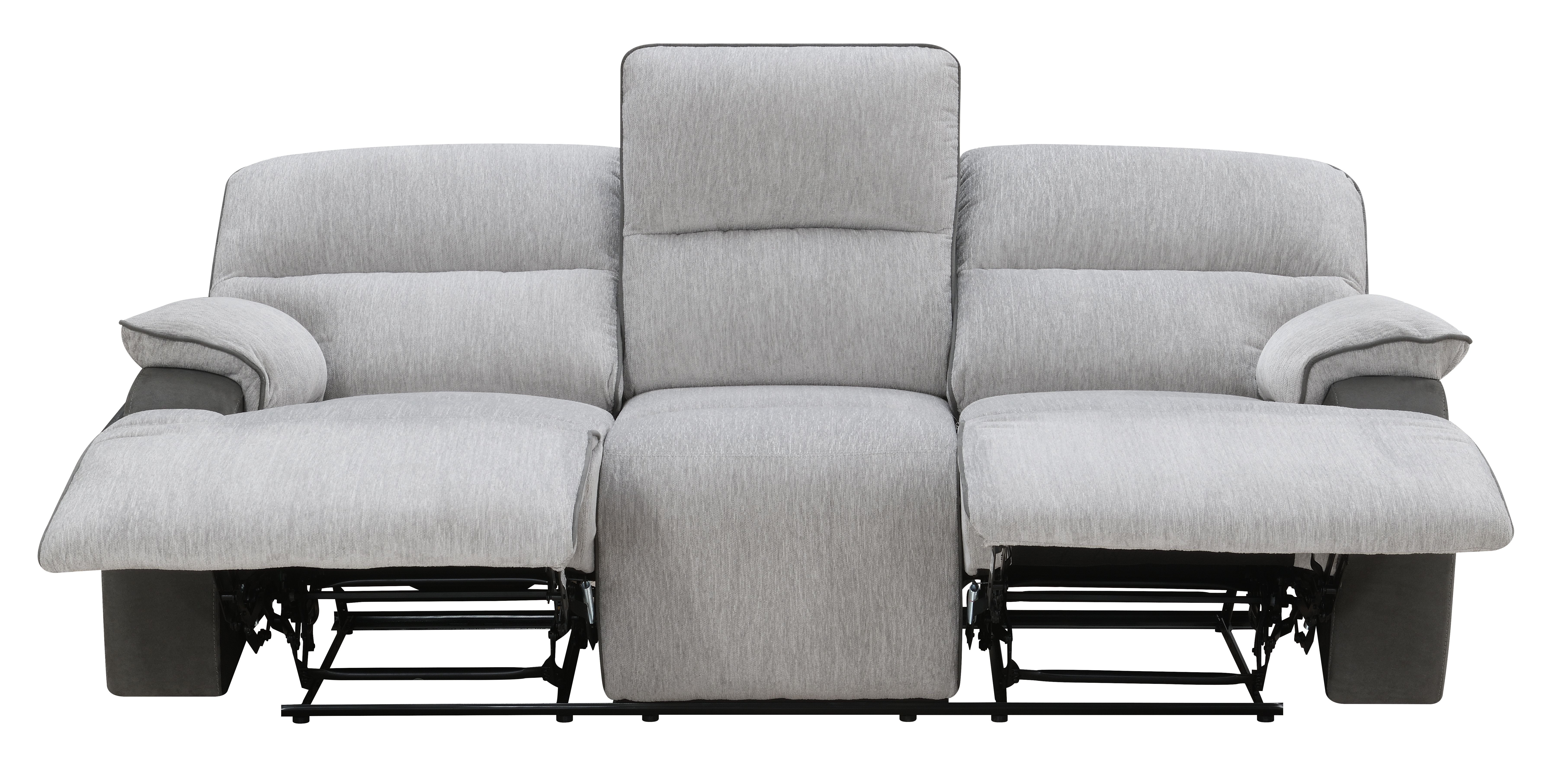 Cyprus - Recliner Sofa - Gray