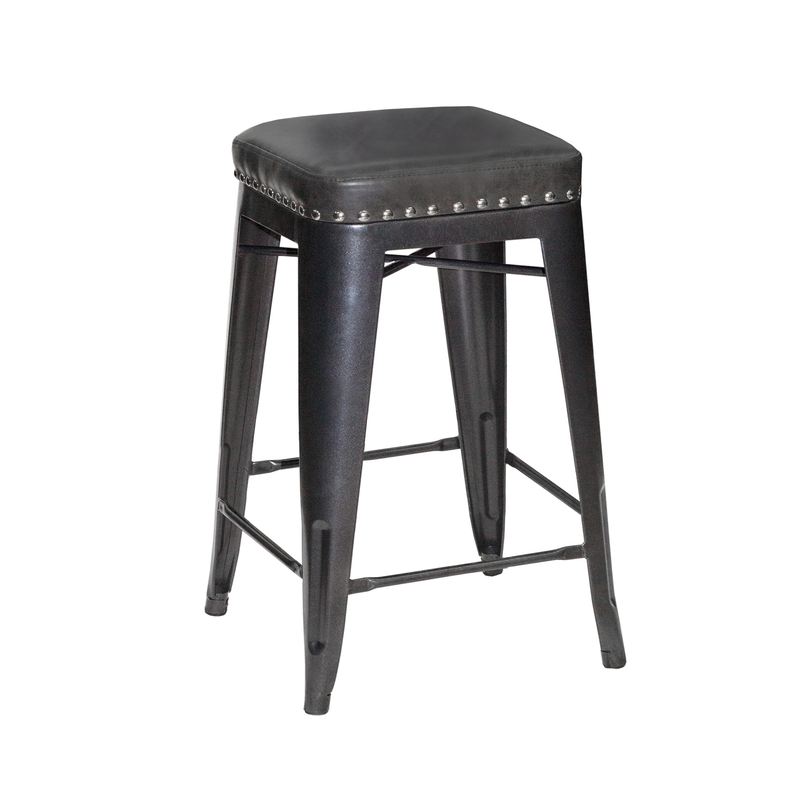 Hank - Counter Stool (Set of 2) - Dark Gray