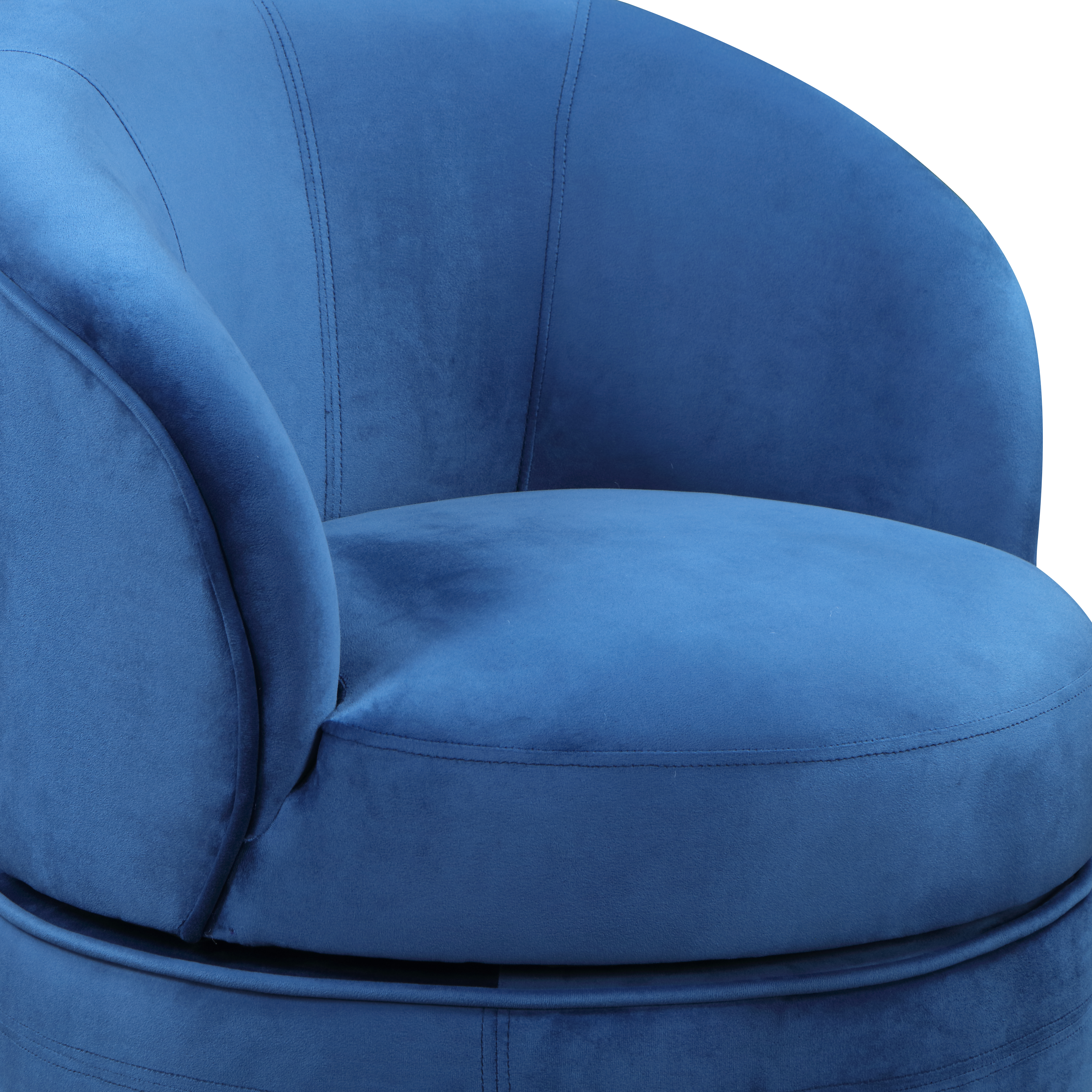 Sophia - Swivel Chair Velvet - Blue