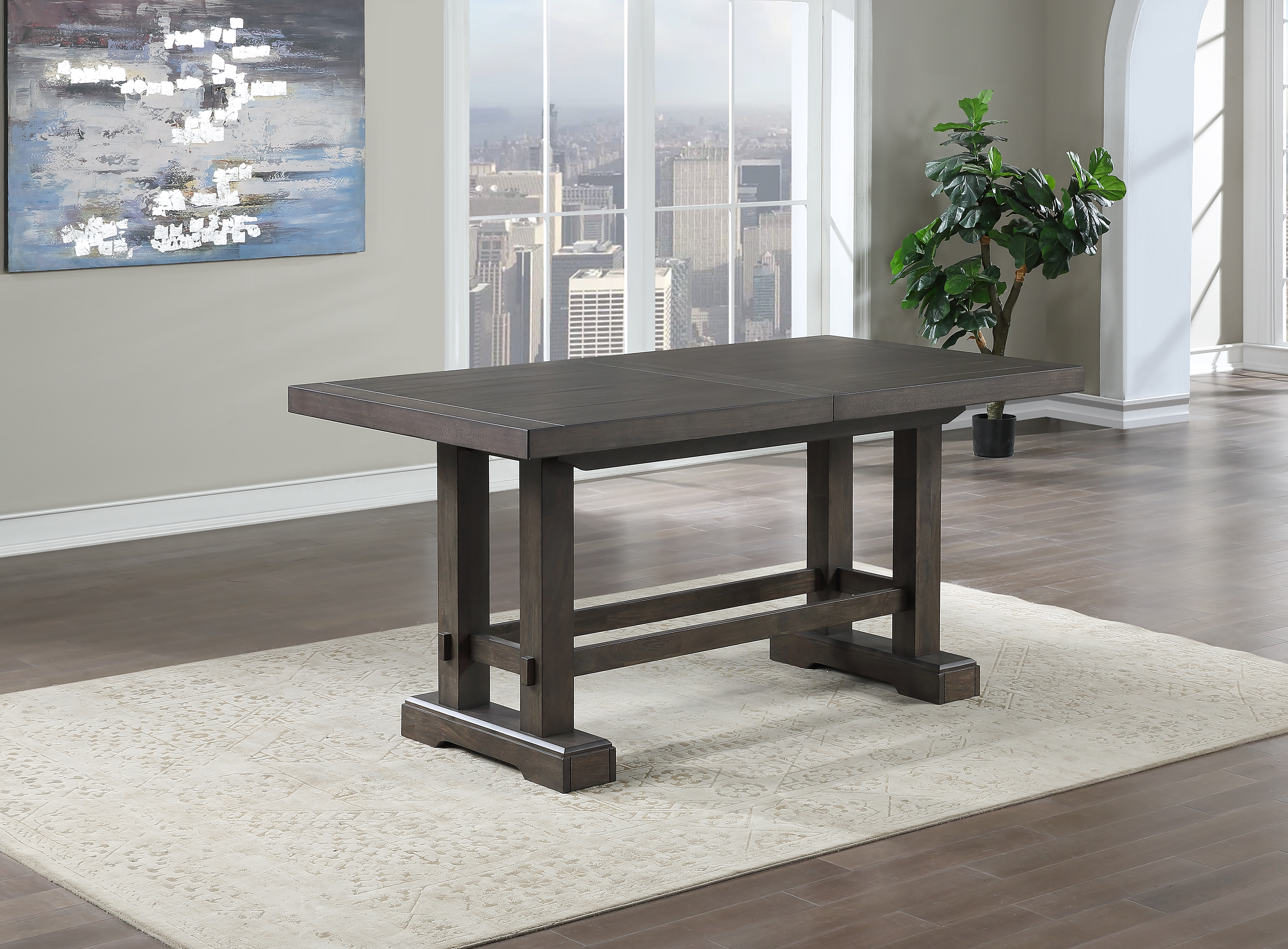 Napa - Counter Table - Dark Brown