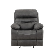 Rudger - Manual Recliner Chair - Gray