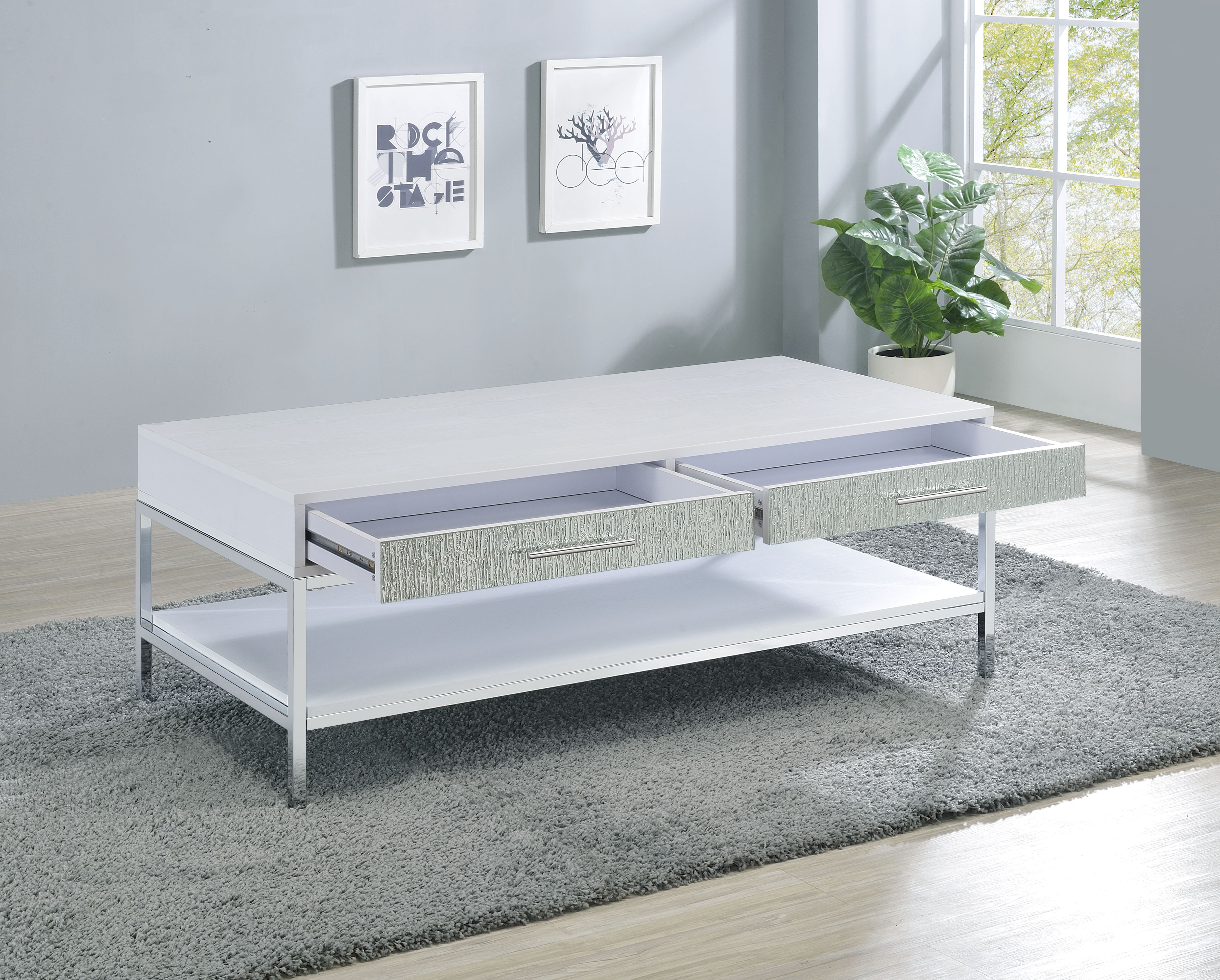 Mirage - Coffee Table - White