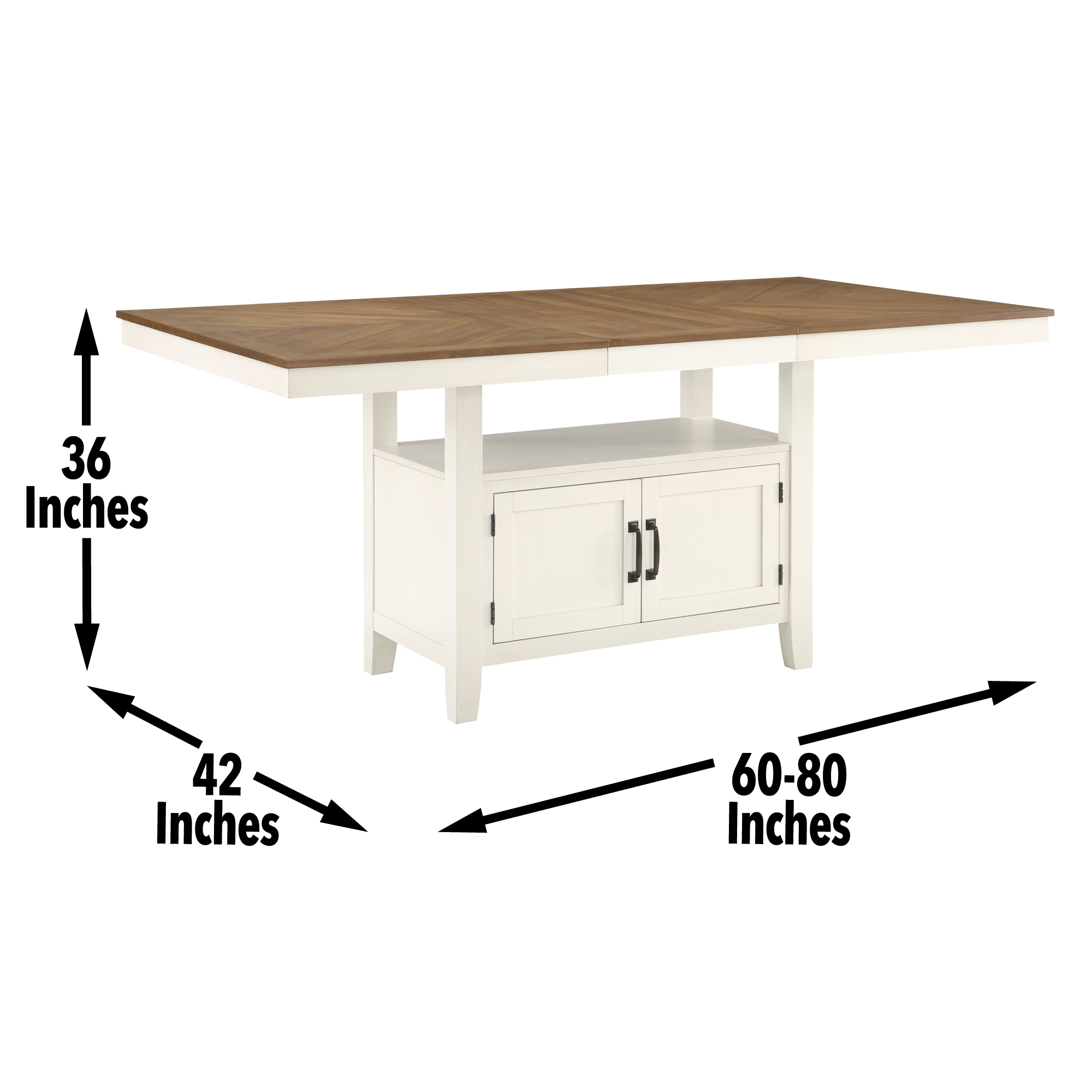 Hyland - Counter Table - Brown