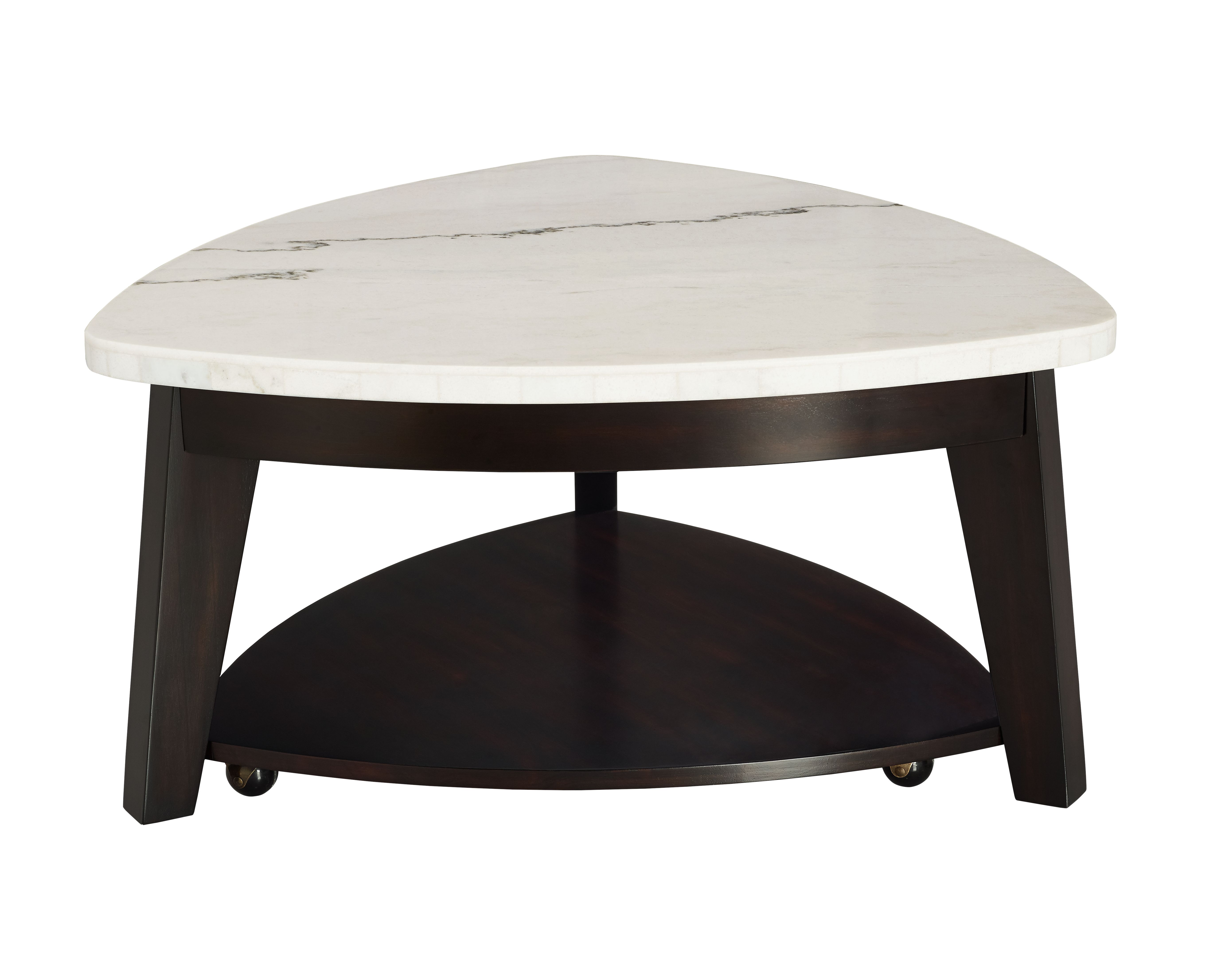 Francis - Marble Top Cocktail Table - White