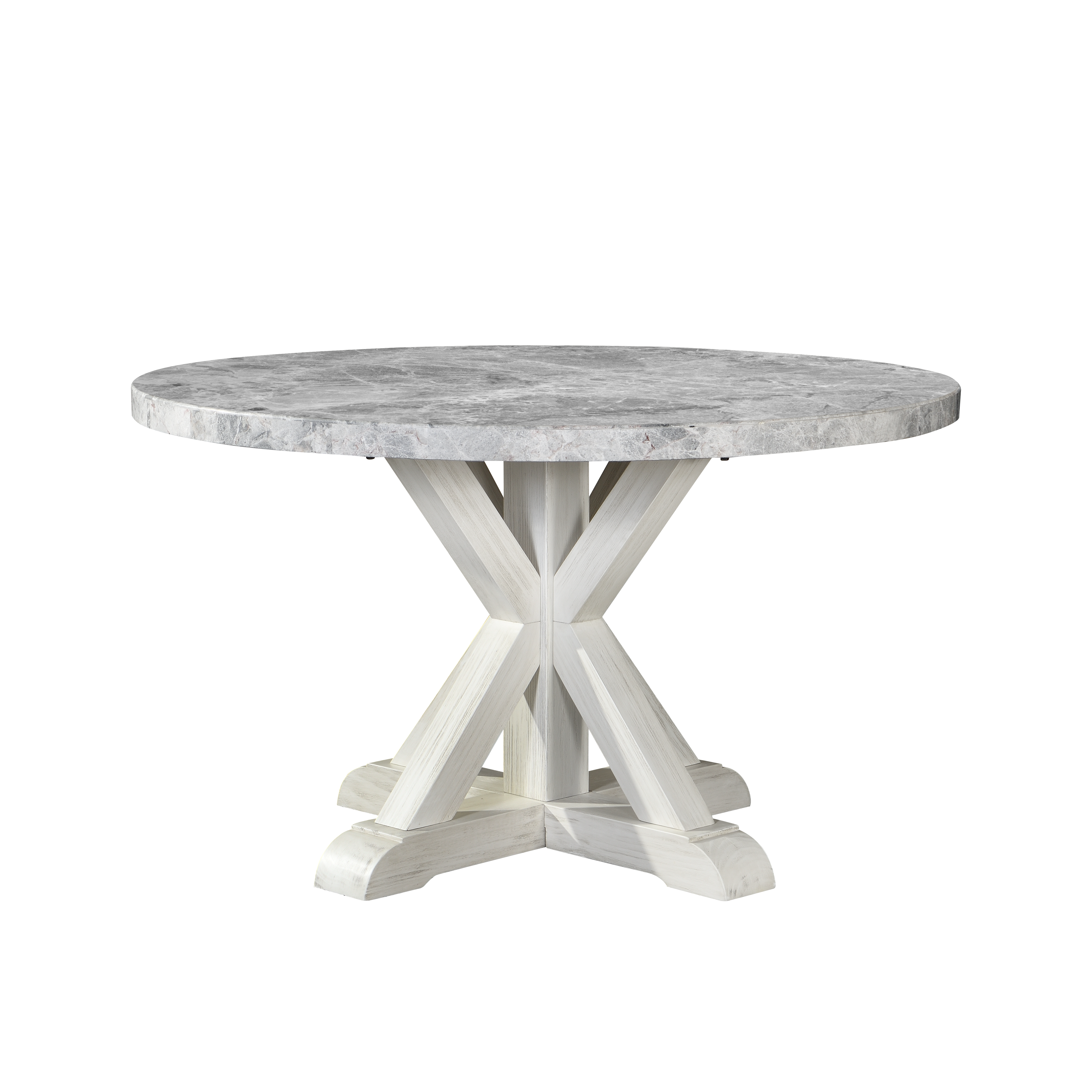 Canova - Round Marble Top Table - Gray