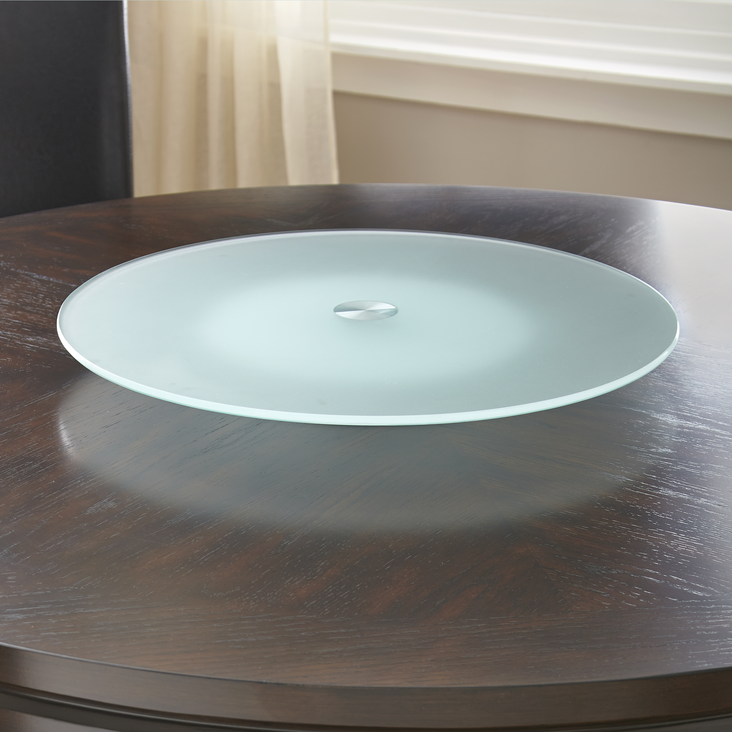 Avenue - Lazy Susan Round - Pearl Silver