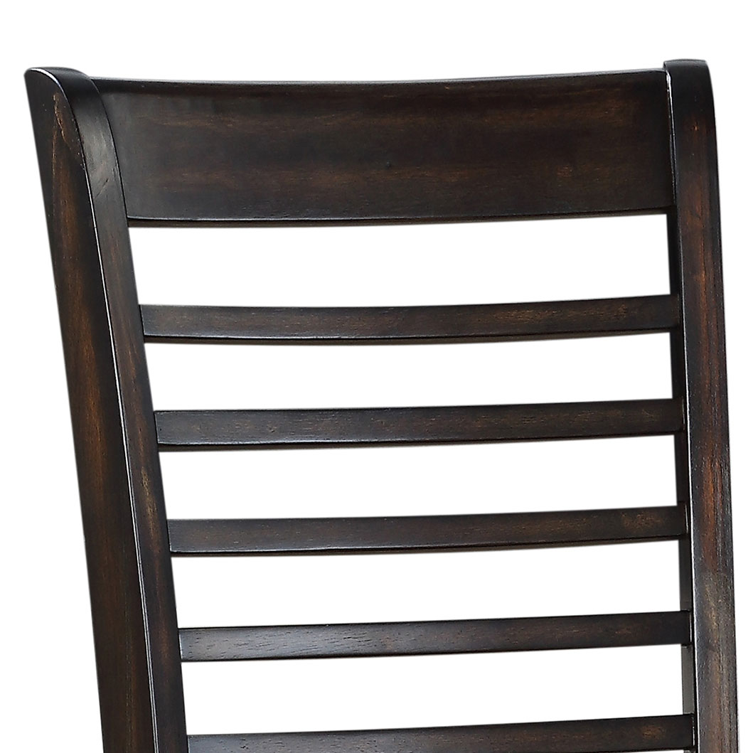 Ally - 7 Piece Dining Set - Dark Brown