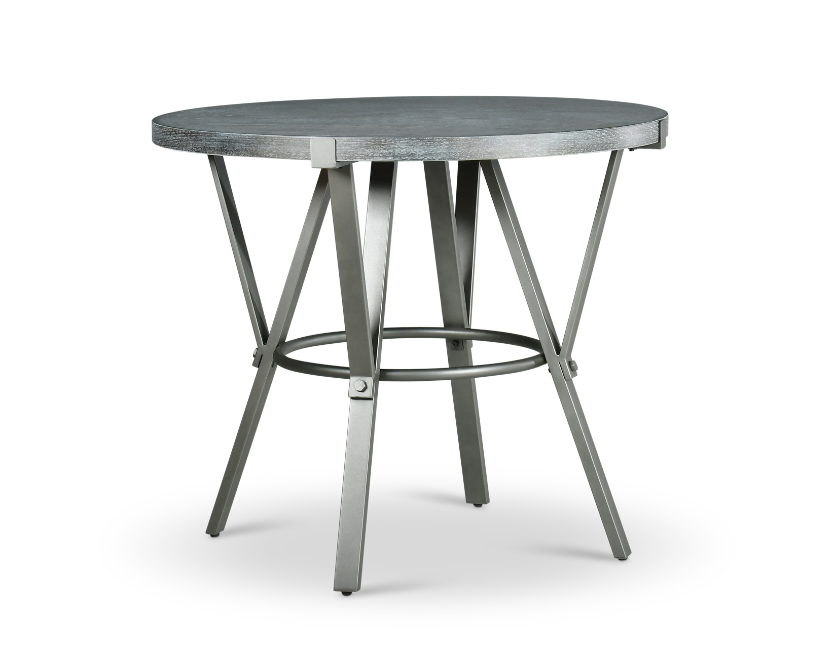 Portland - Round Counter Table - Dark Gray