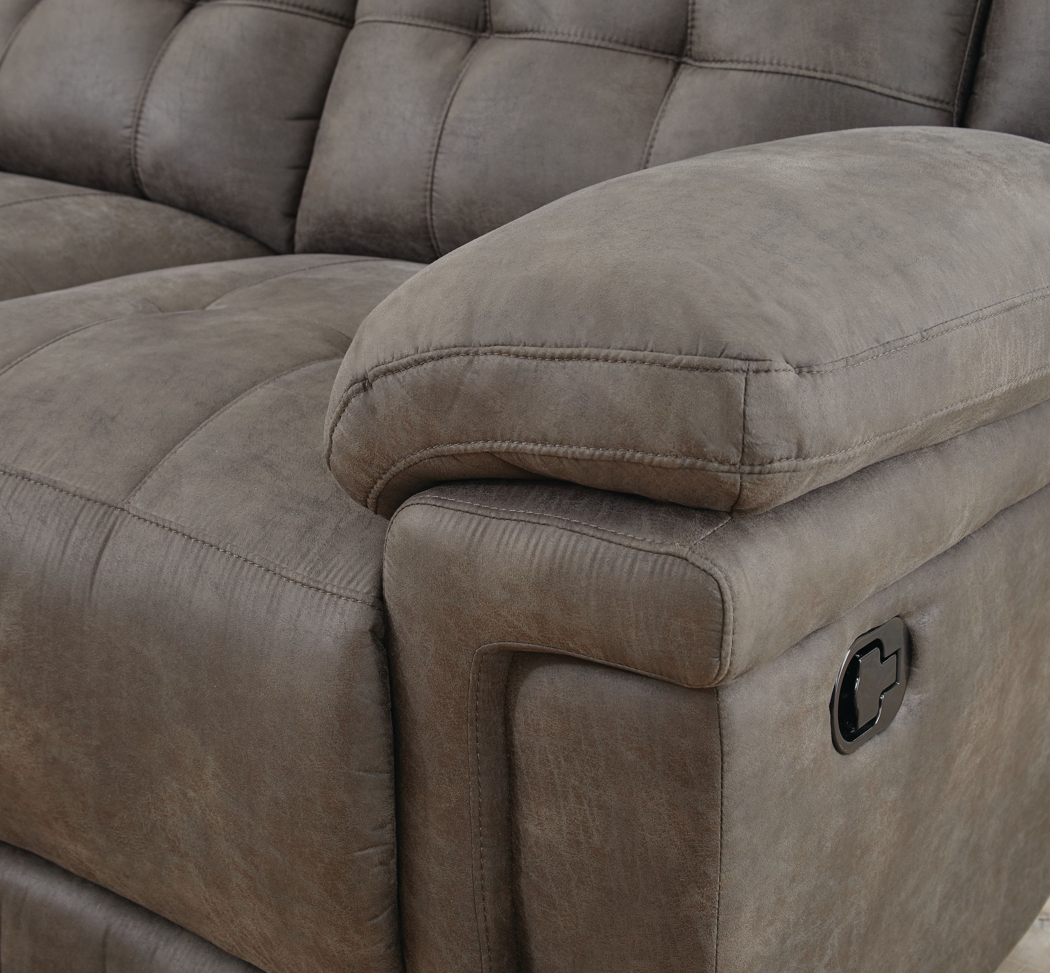 Anastasia - Recliner Sofa - Gray