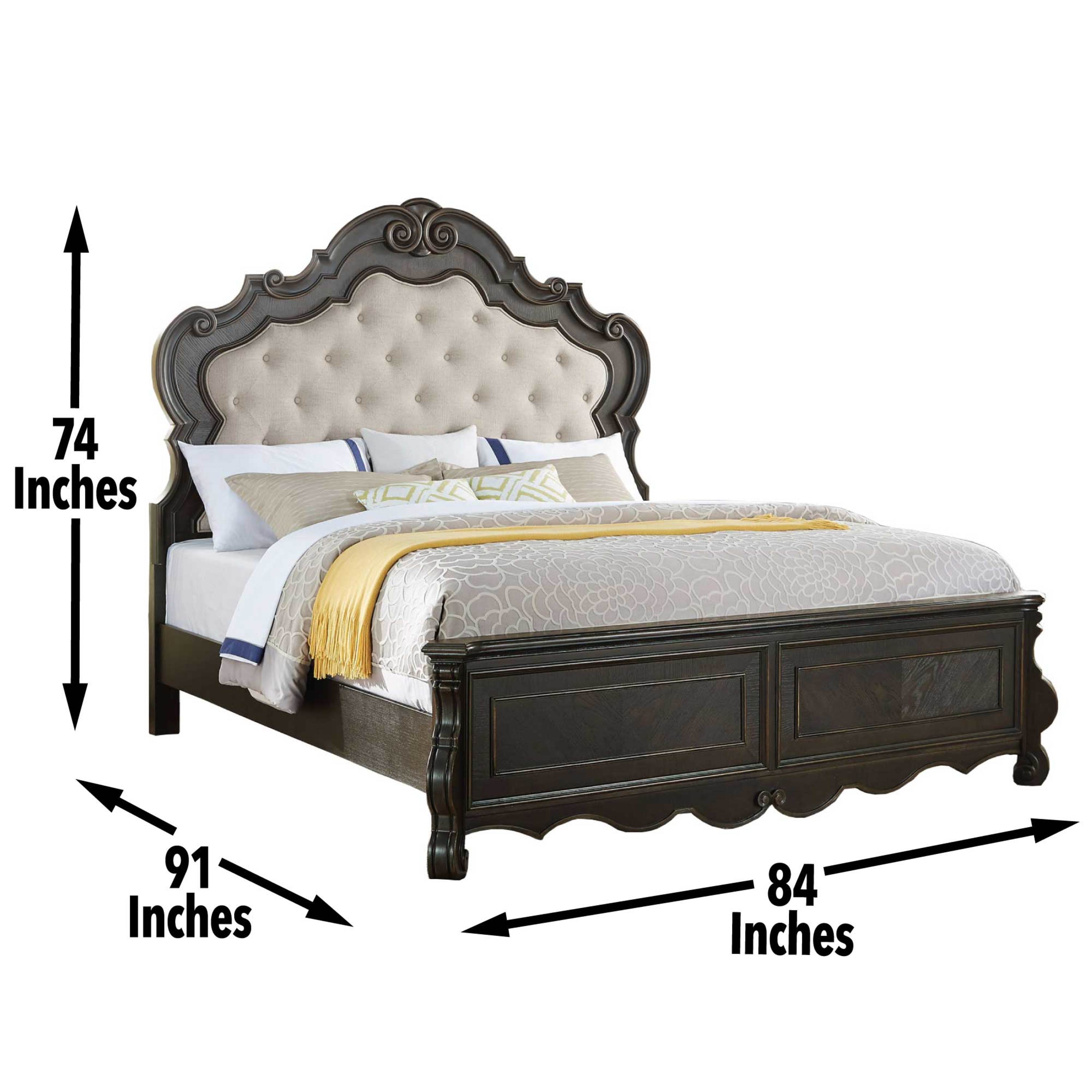 Rhapsody - King Bed - Dark Brown