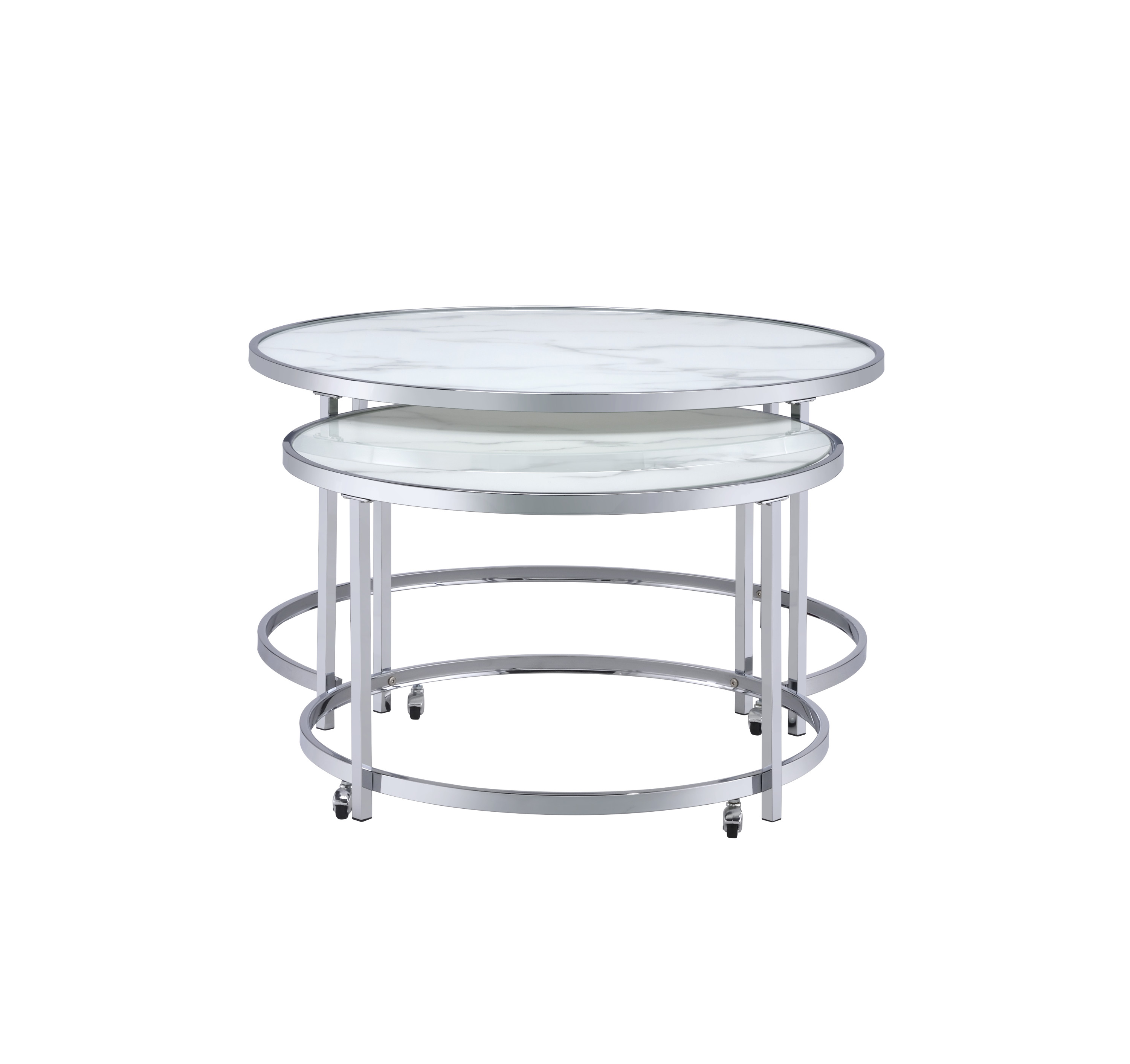 Rayne - Nesting Cocktail Tables - White