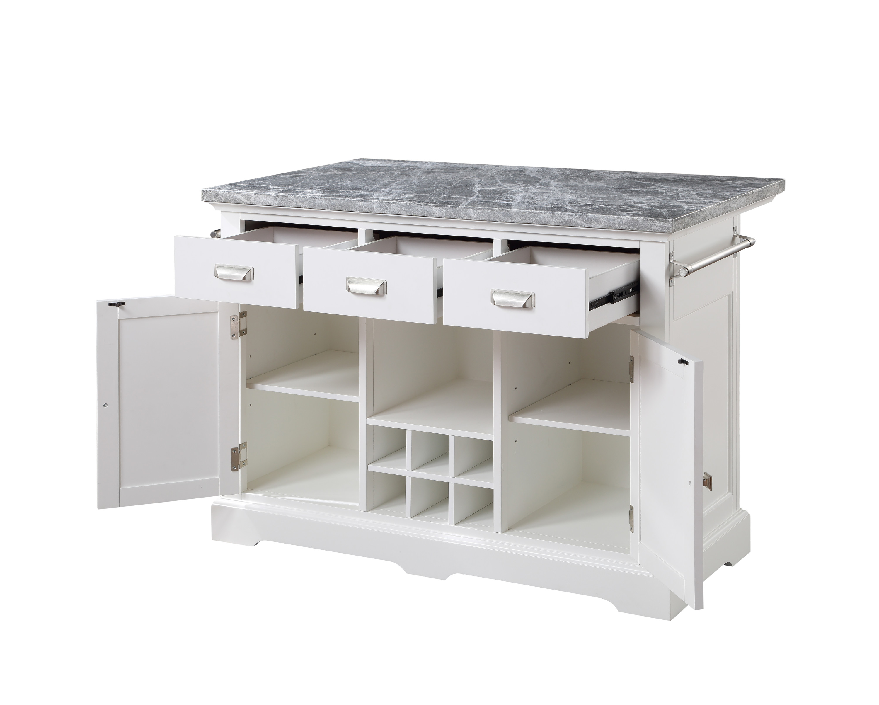 Zermatt - Kitchen Island - White