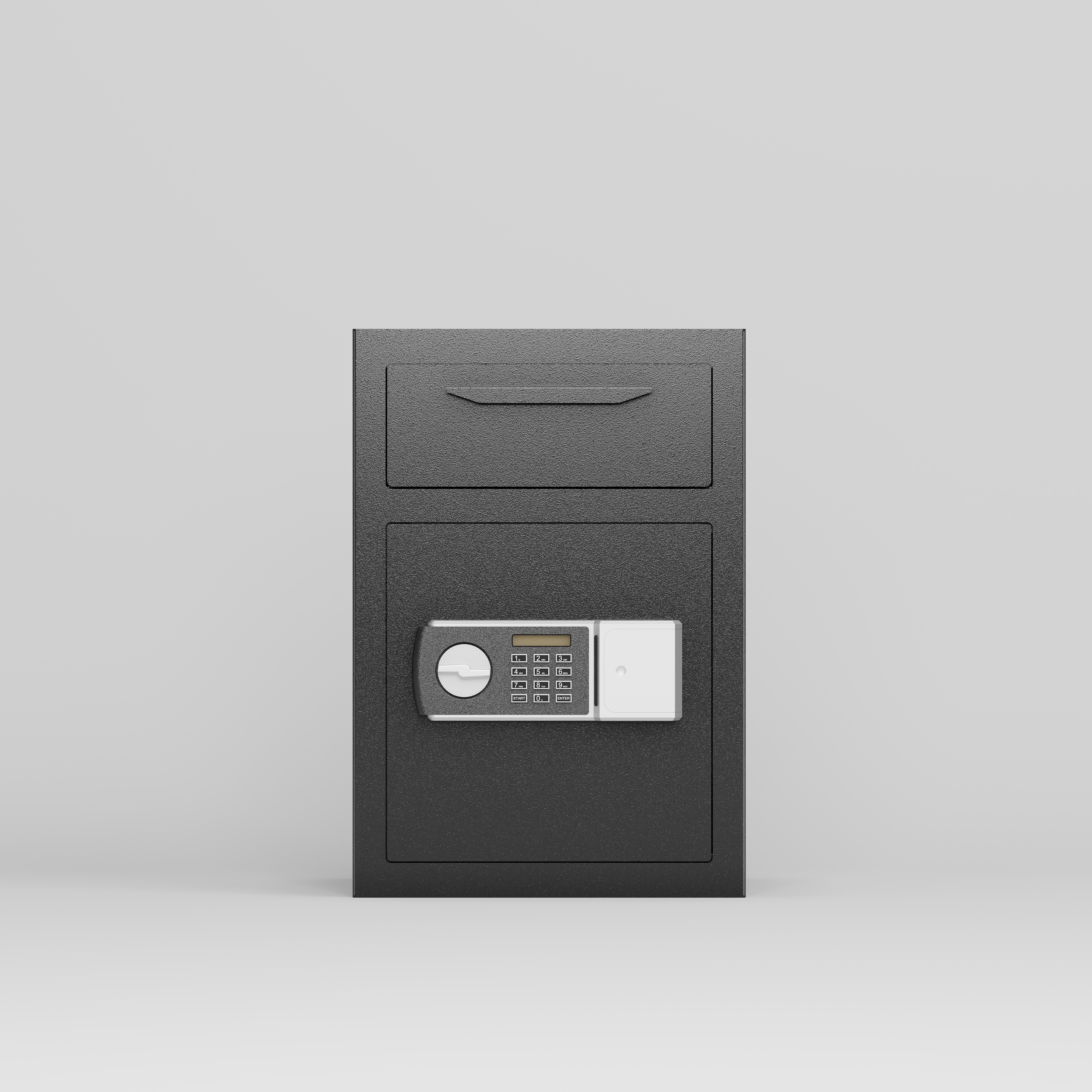 Digital Depository Safe Made of Carbon Steel Electronic Code Lock Depository Safe with Deposit Slot Depository Box for Home Hotel Restaurant and Office