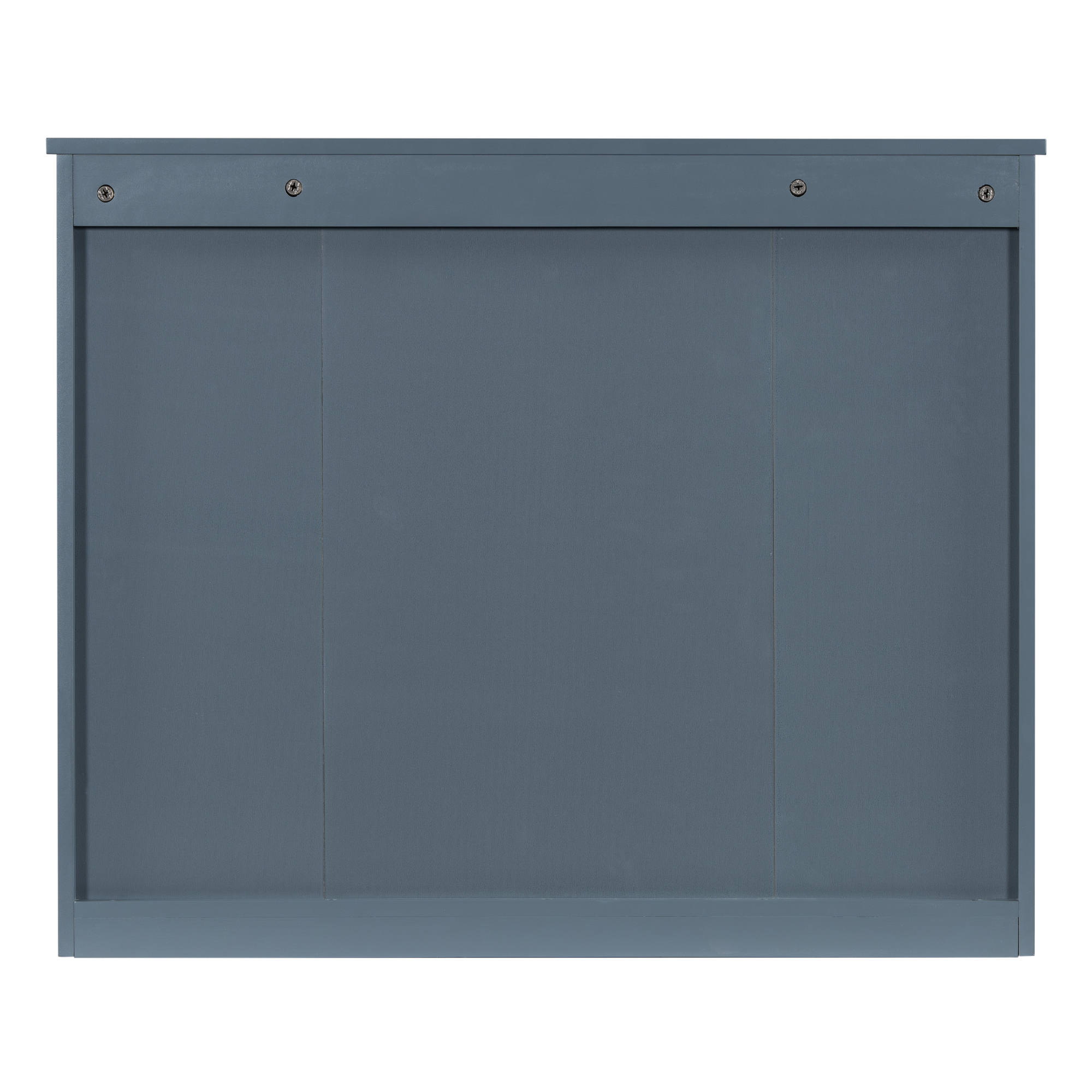 35'' x 28'' Royal Blue Wall Mounted Bathroom Storage Cabinet, Modern Bathroom Wall Cabinet with Mirror, Mirror Cabinet with 6 Open Shelves (Not Include Bathroom Vanity )