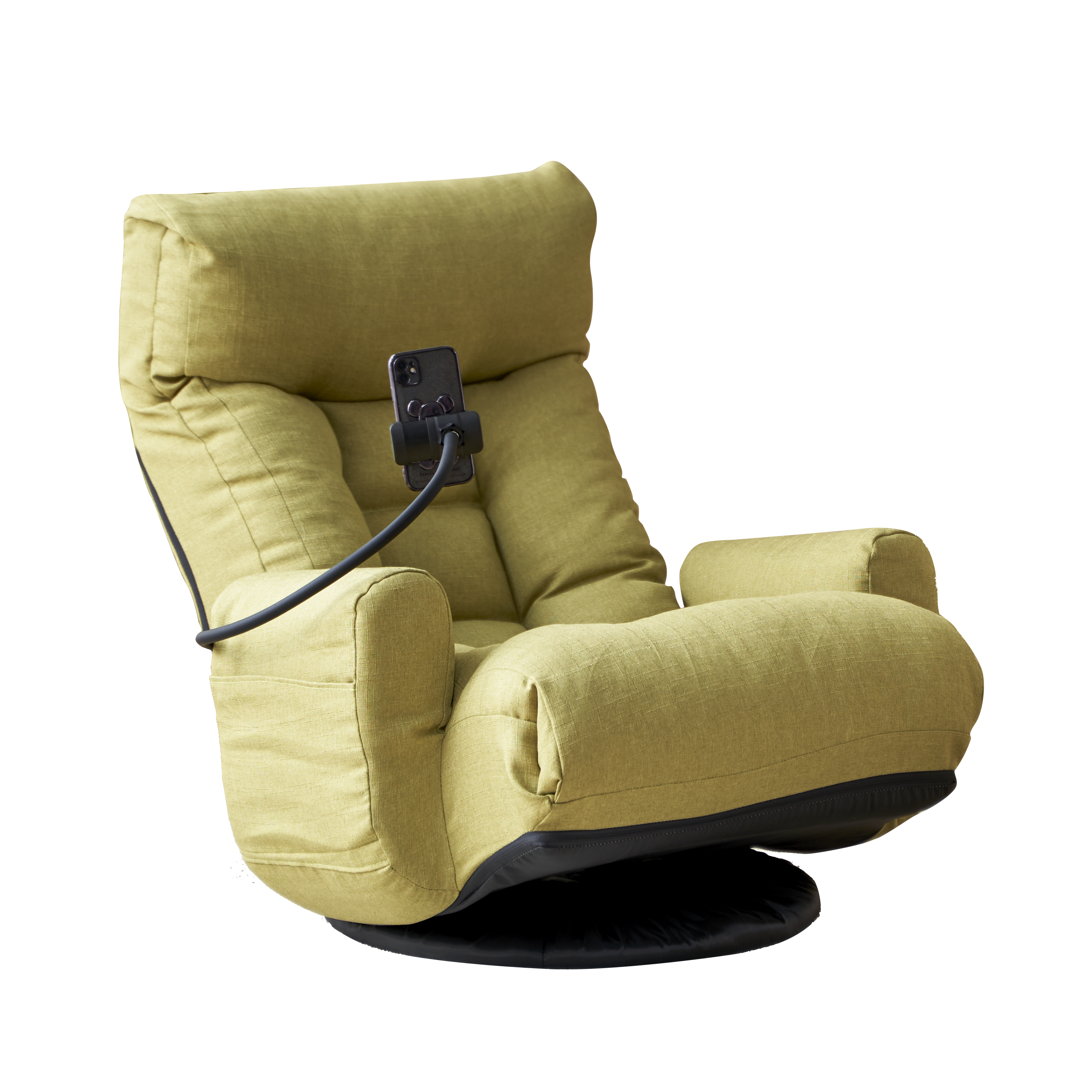 Adjustable head and waist, game chair, lounge chair in the living room, 360 degree rotatable sofa chair,Rotatable seat Leisure Chair deck chair