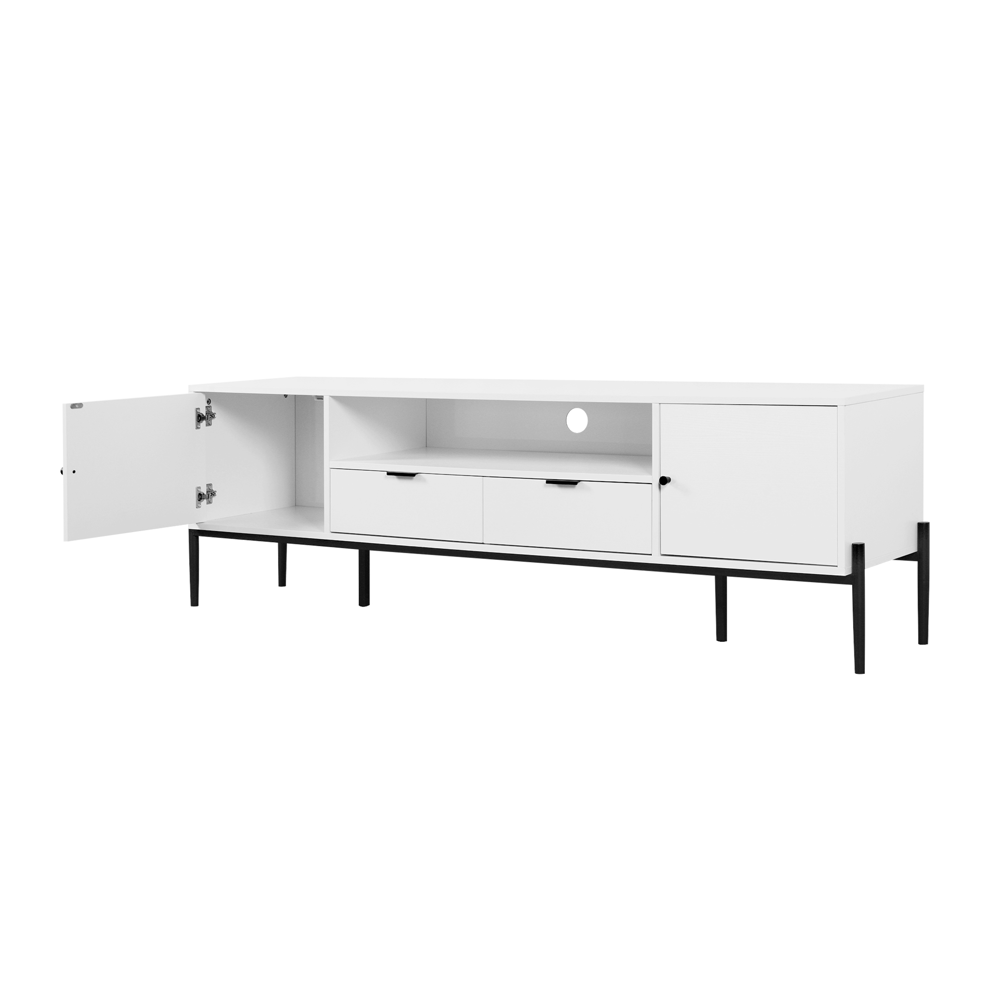 Modern TV Console, Entertainment Center with Storage for Living Room 70.86x15.74x21.85inch