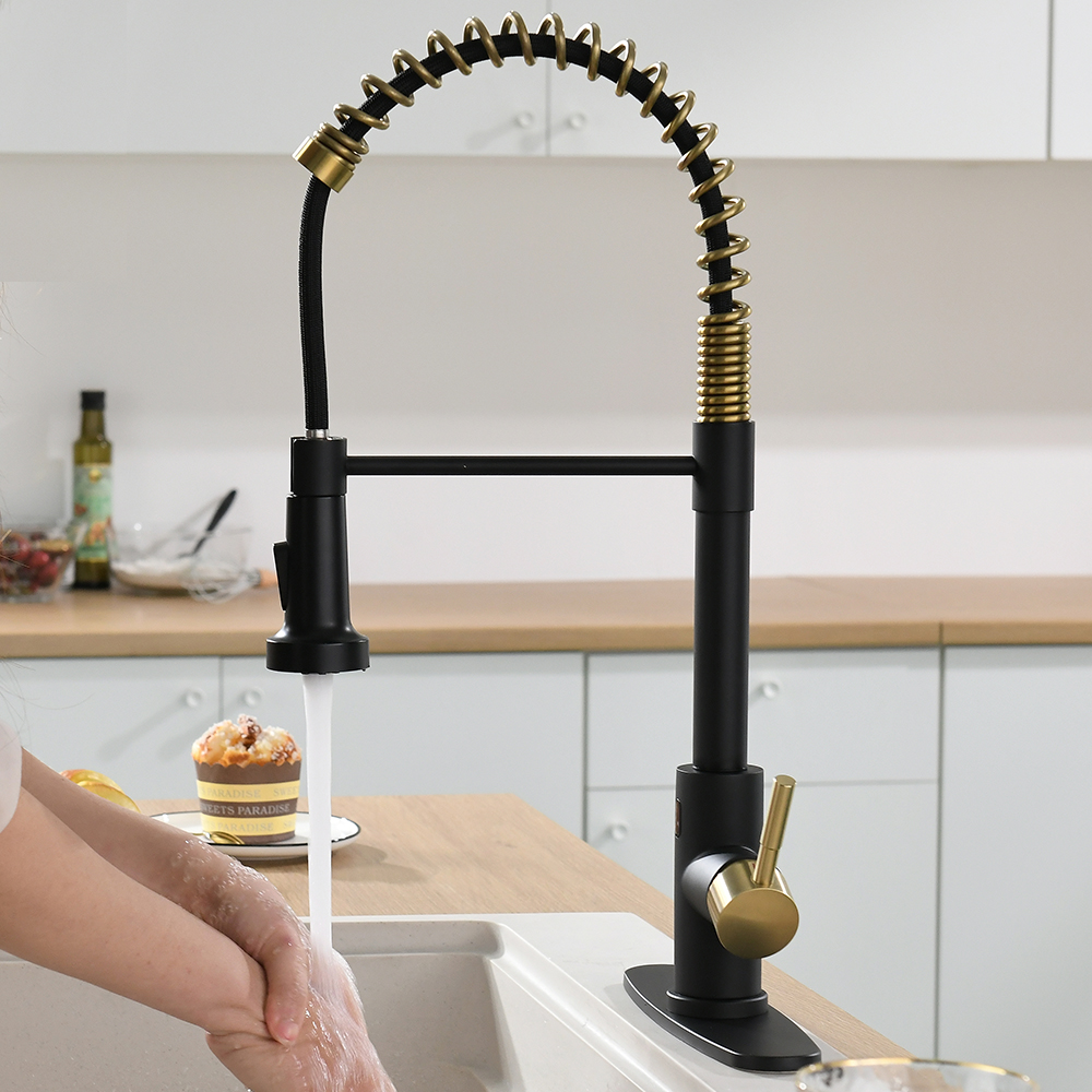 Touchless Kitchen Faucet,Hands Free Automatic Smart Kitchen Faucet