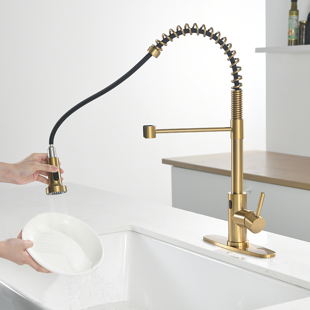 Touchless Kitchen Faucet,Hands Free Automatic Smart Kitchen Faucet