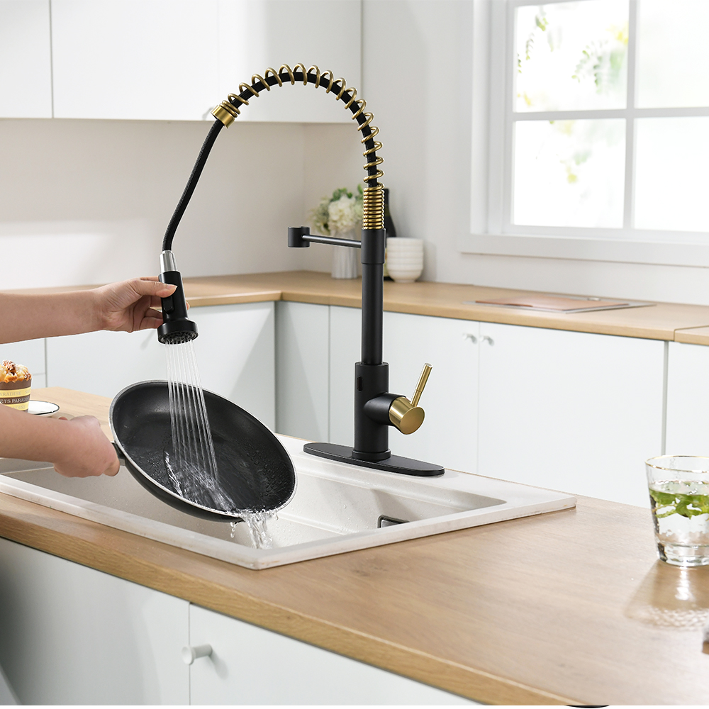 Touchless Kitchen Faucet,Hands Free Automatic Smart Kitchen Faucet