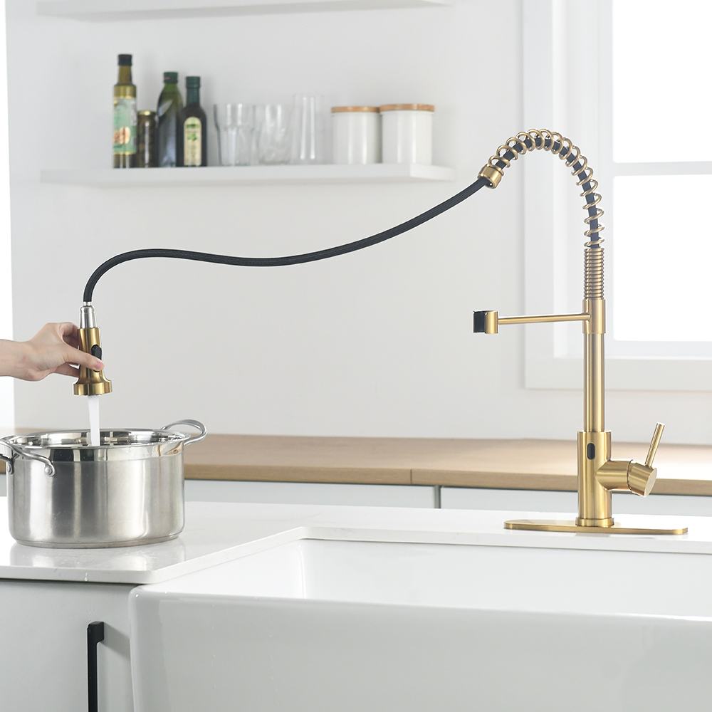 Touchless Kitchen Faucet,Hands Free Automatic Smart Kitchen Faucet