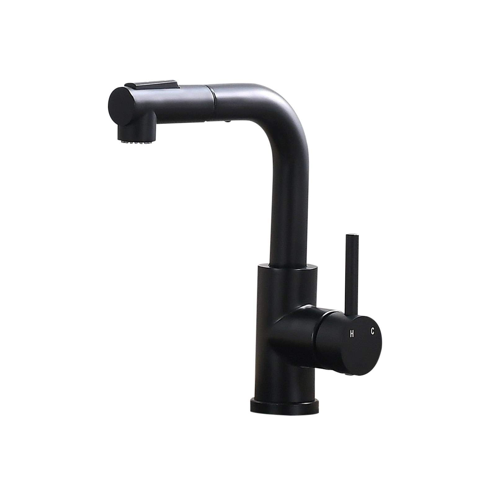 Sink Faucet, Black Kitchen Faucets with Pull out Sprayer, Bathroom Sink Faucets Mini Bar Prep Faucet