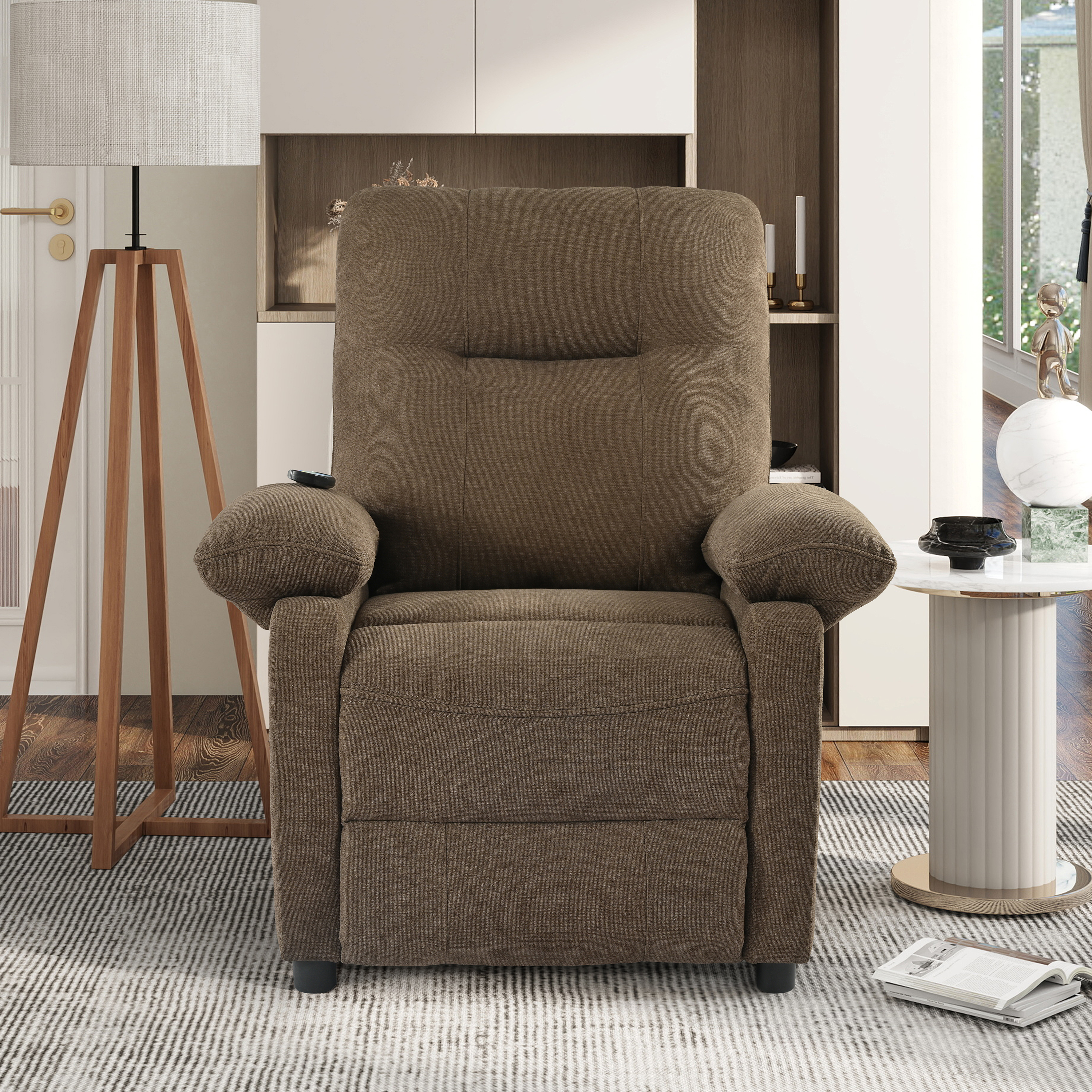 Recliner Chair with Message and Heater, Recliner Chair for Adult, Manual Control Message Chair