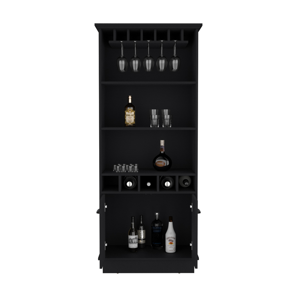 Bar Cabinet Taholah, Living Room, Black