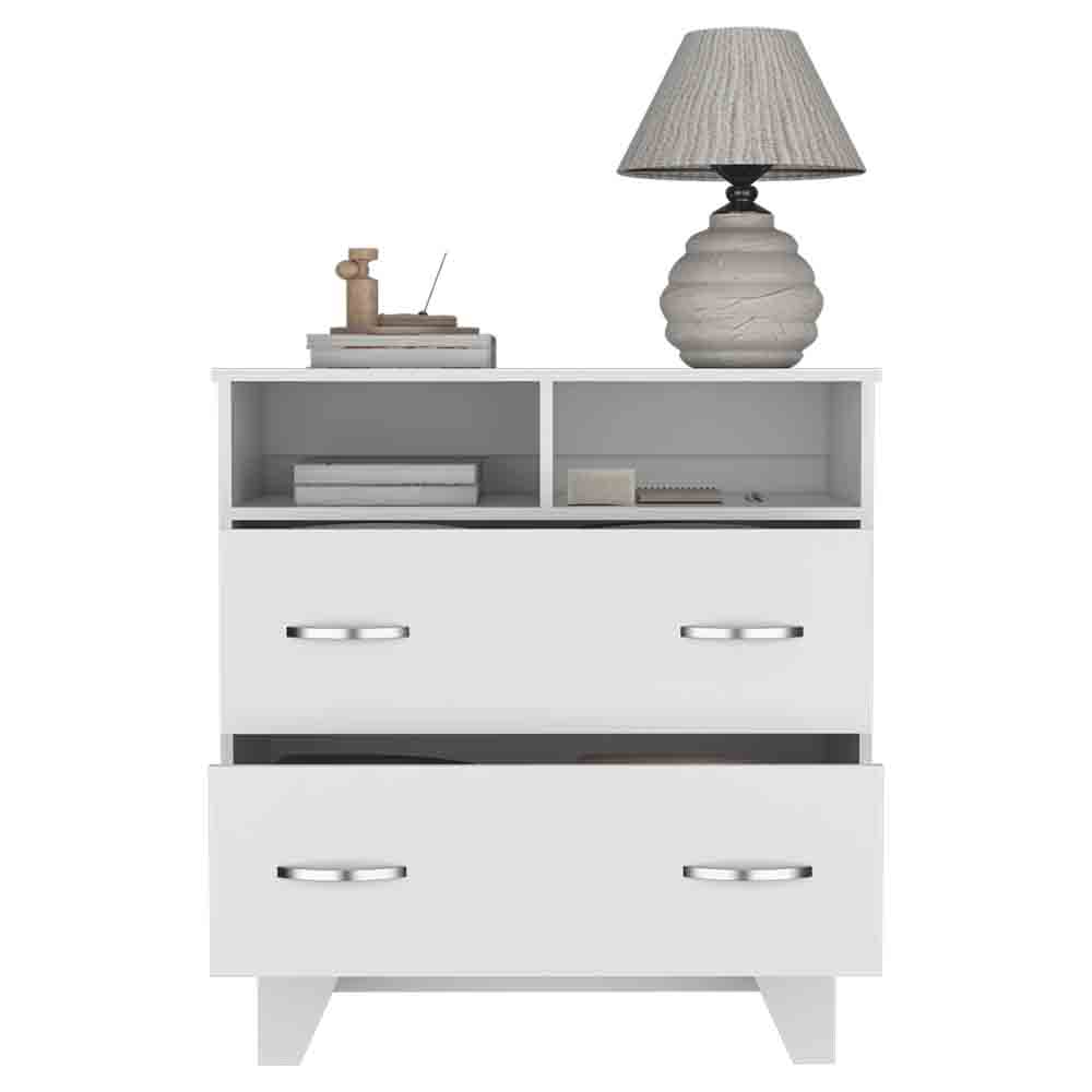 Double Drawer Dresser Arabi, Bedroom, White