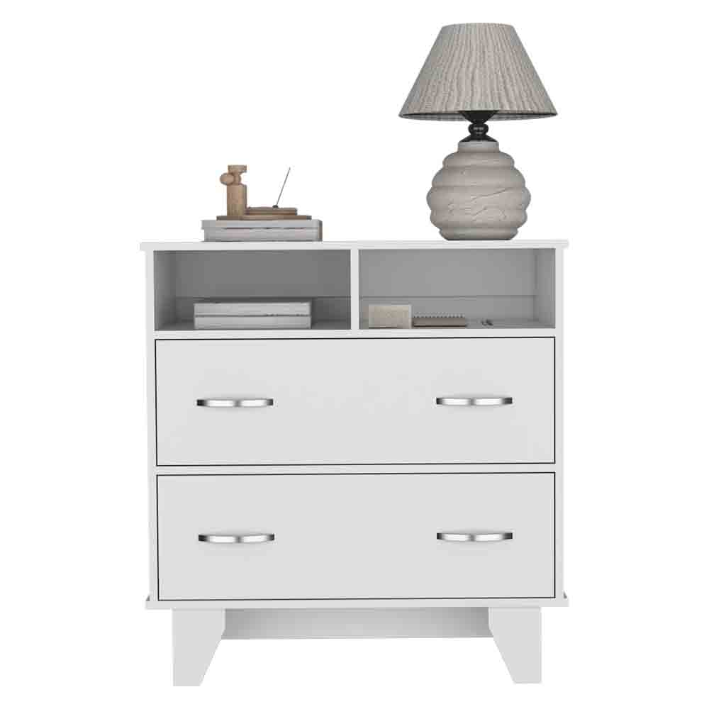 Double Drawer Dresser Arabi, Bedroom, White