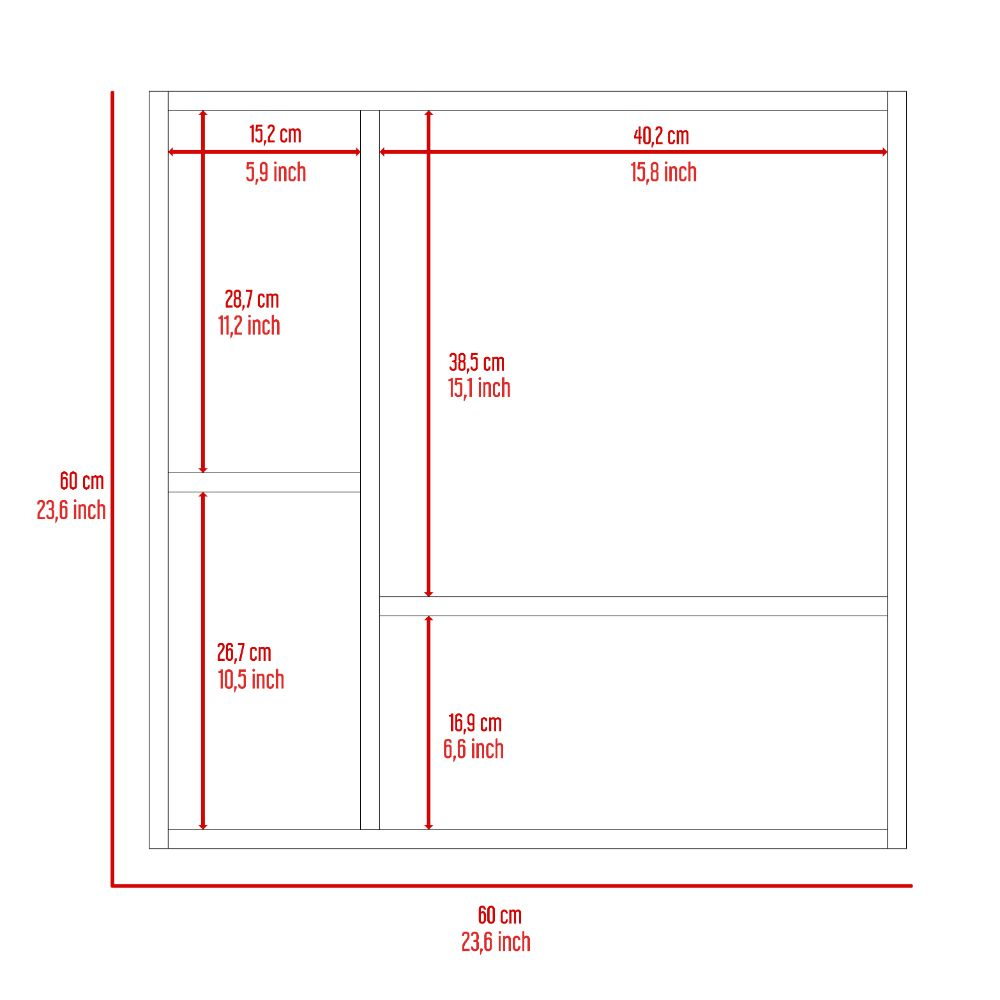 Medicine 23H" Double Door Cabinet,Four Interior Shelves, Black