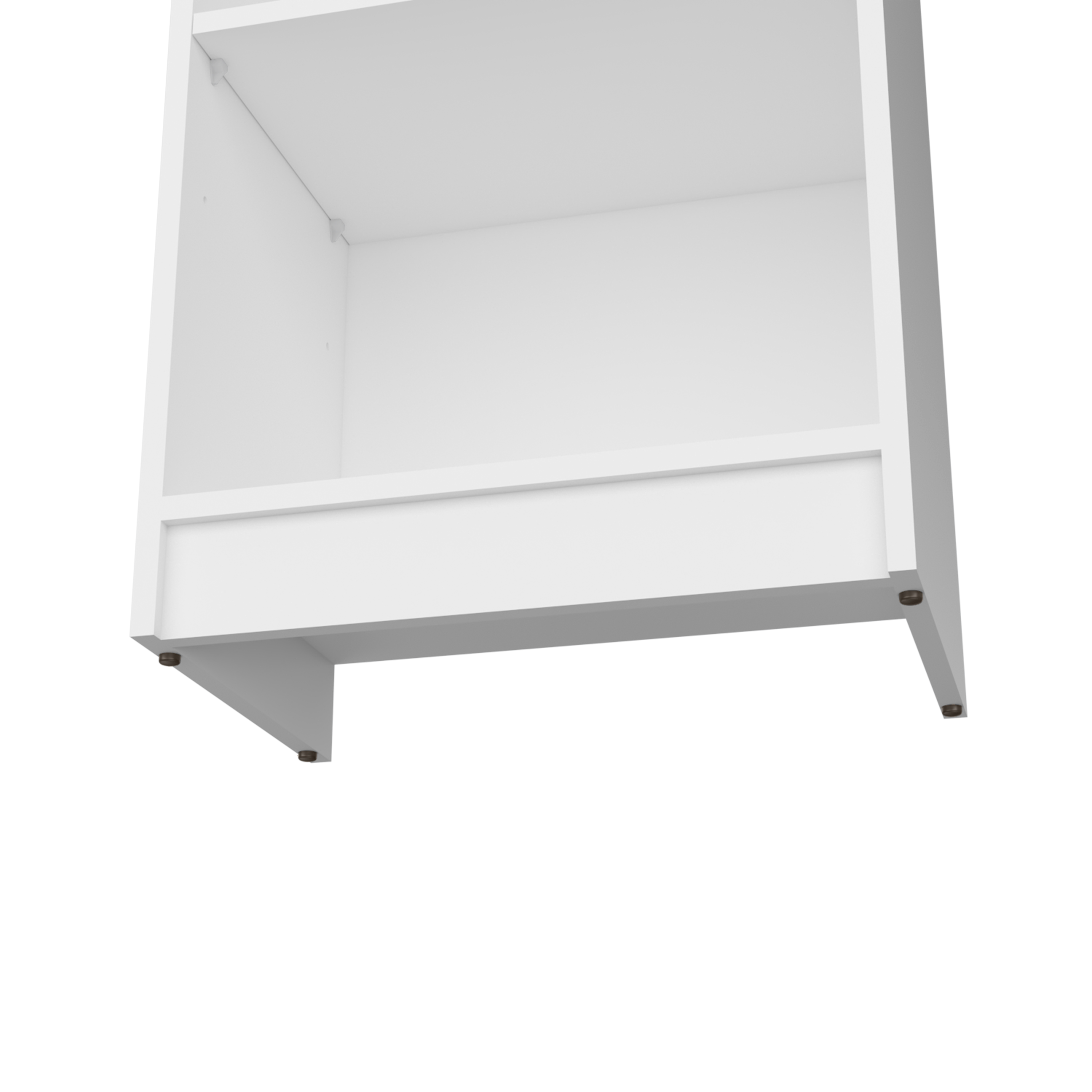 DEPOT E-SHOP Vinton XS Bookcase Compact Bookshelf with Multiple Shelves, White