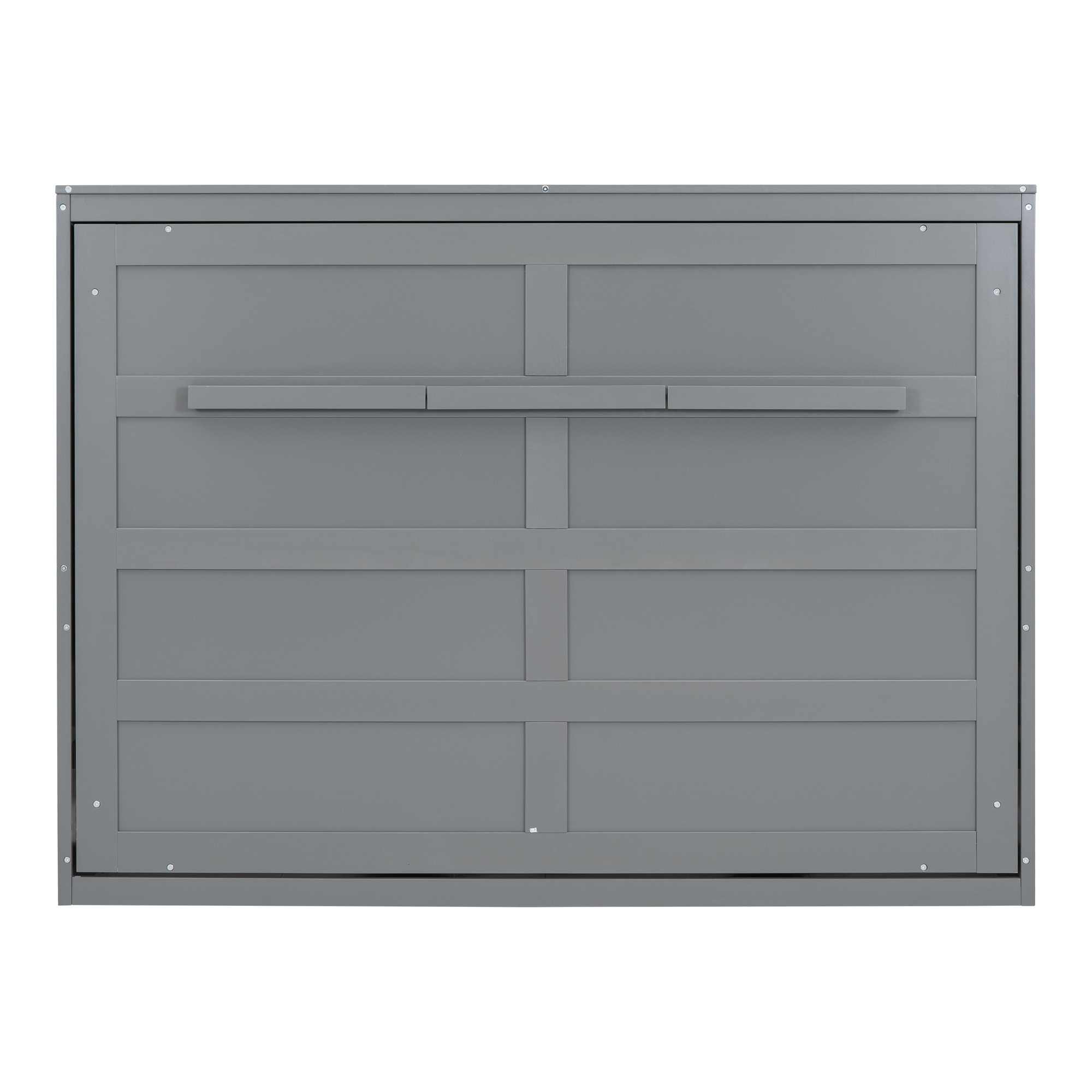 Full Size Murphy Bed Wall Bed,Gray