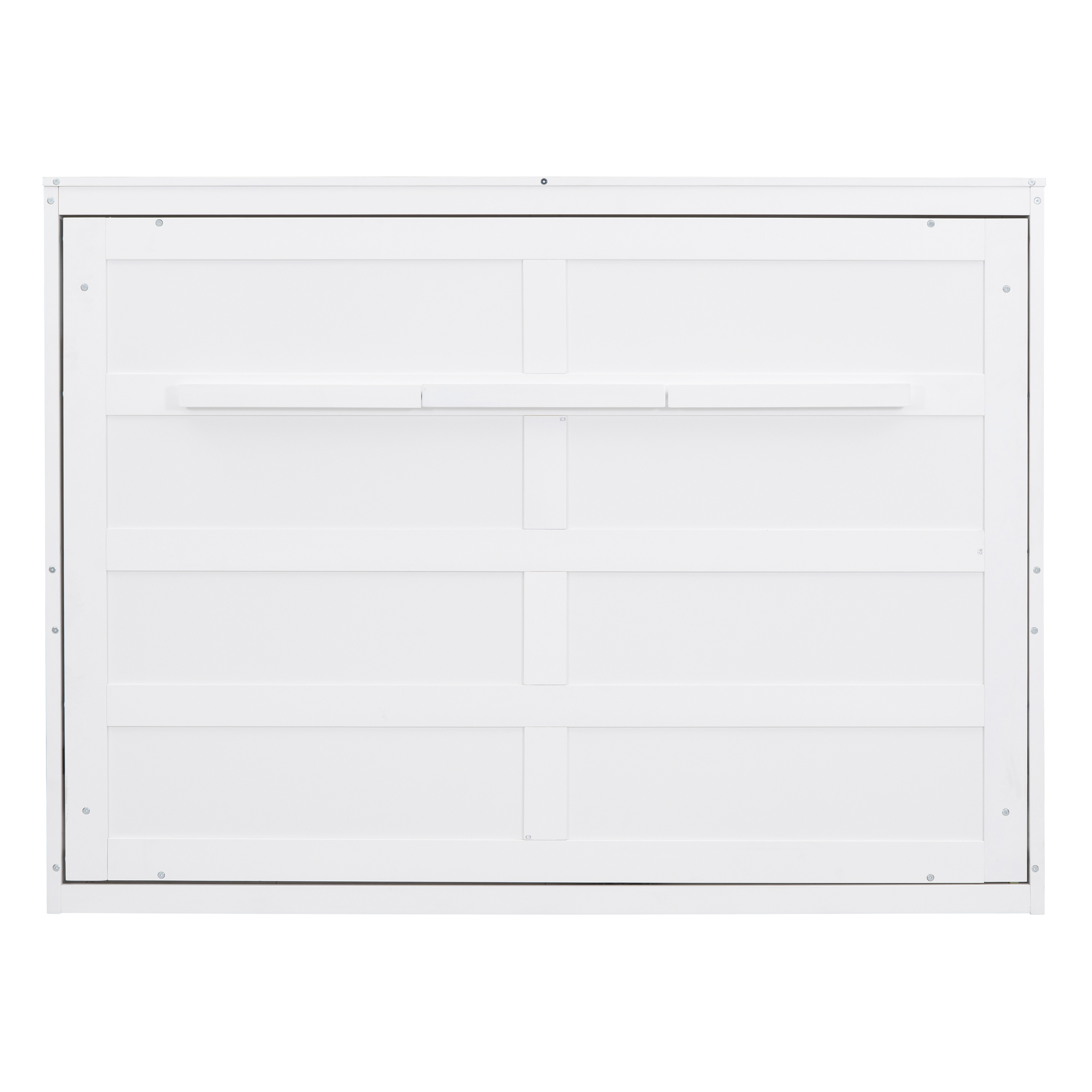 Full Size Murphy Bed Wall Bed,White