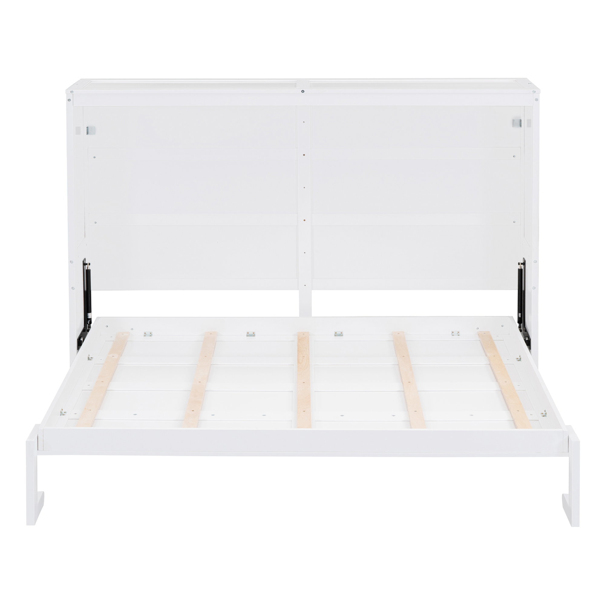 Full Size Murphy Bed Wall Bed,White