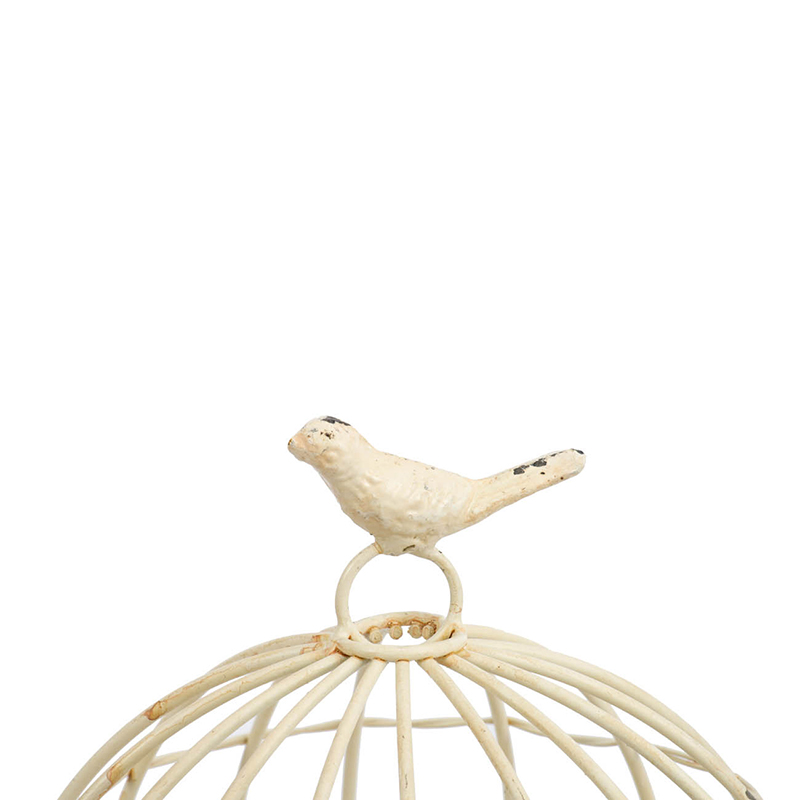 S/2 Stella Decorative Birdcages With Bird Finial